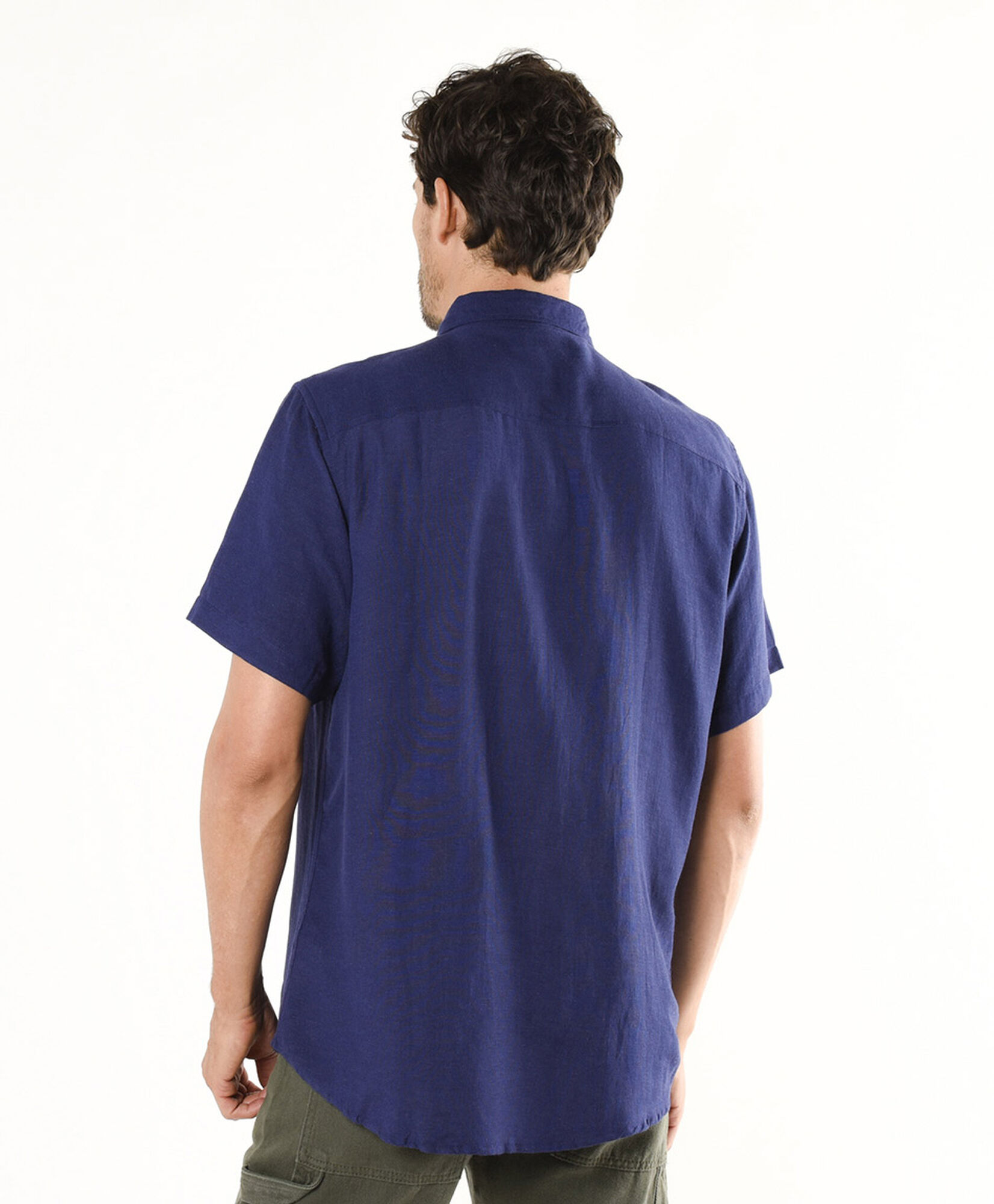 Camisa hombre lisa manga corta Camisa hombre lisa manga corta
