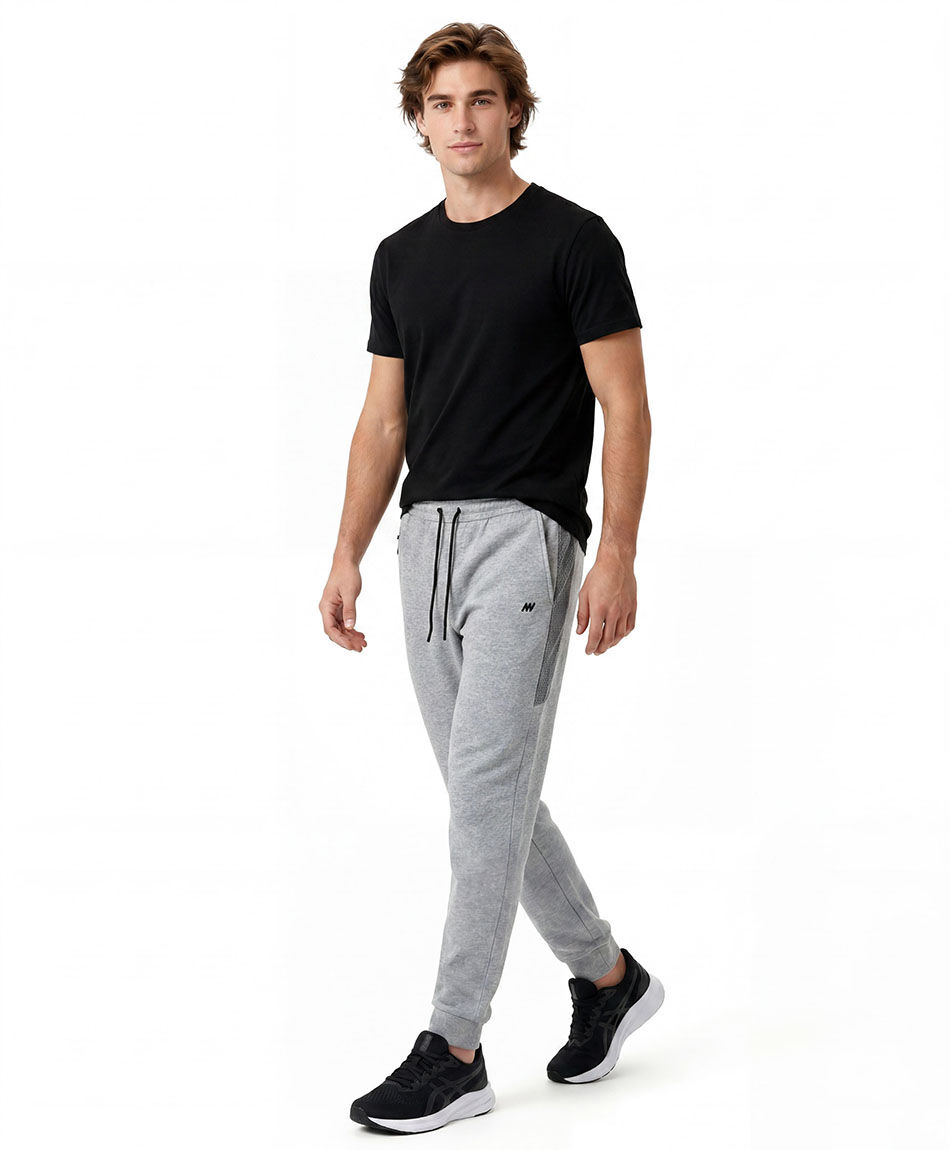 Pantal&oacute;n deportivo hombre gris tela