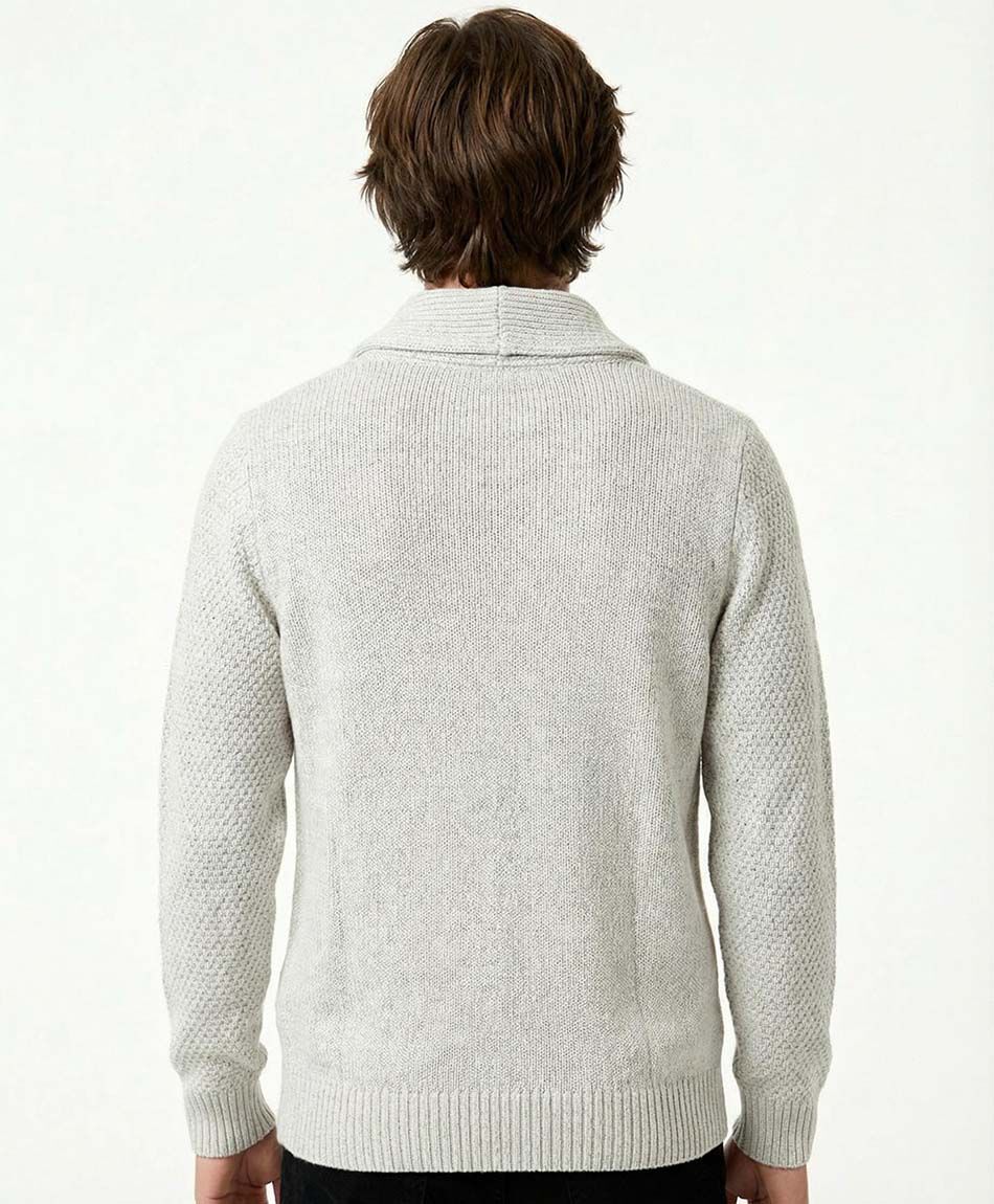 Sweater hombre cuello cruzado