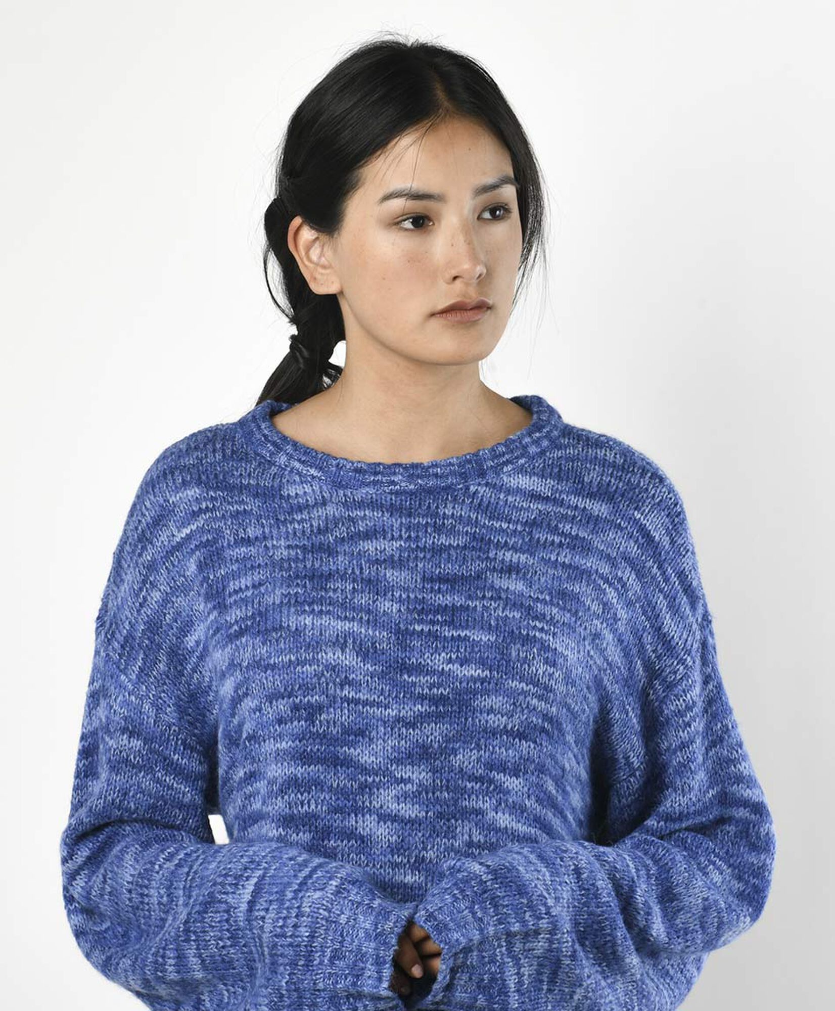 Sweater mujer melange azul Sweater mujer melange azul