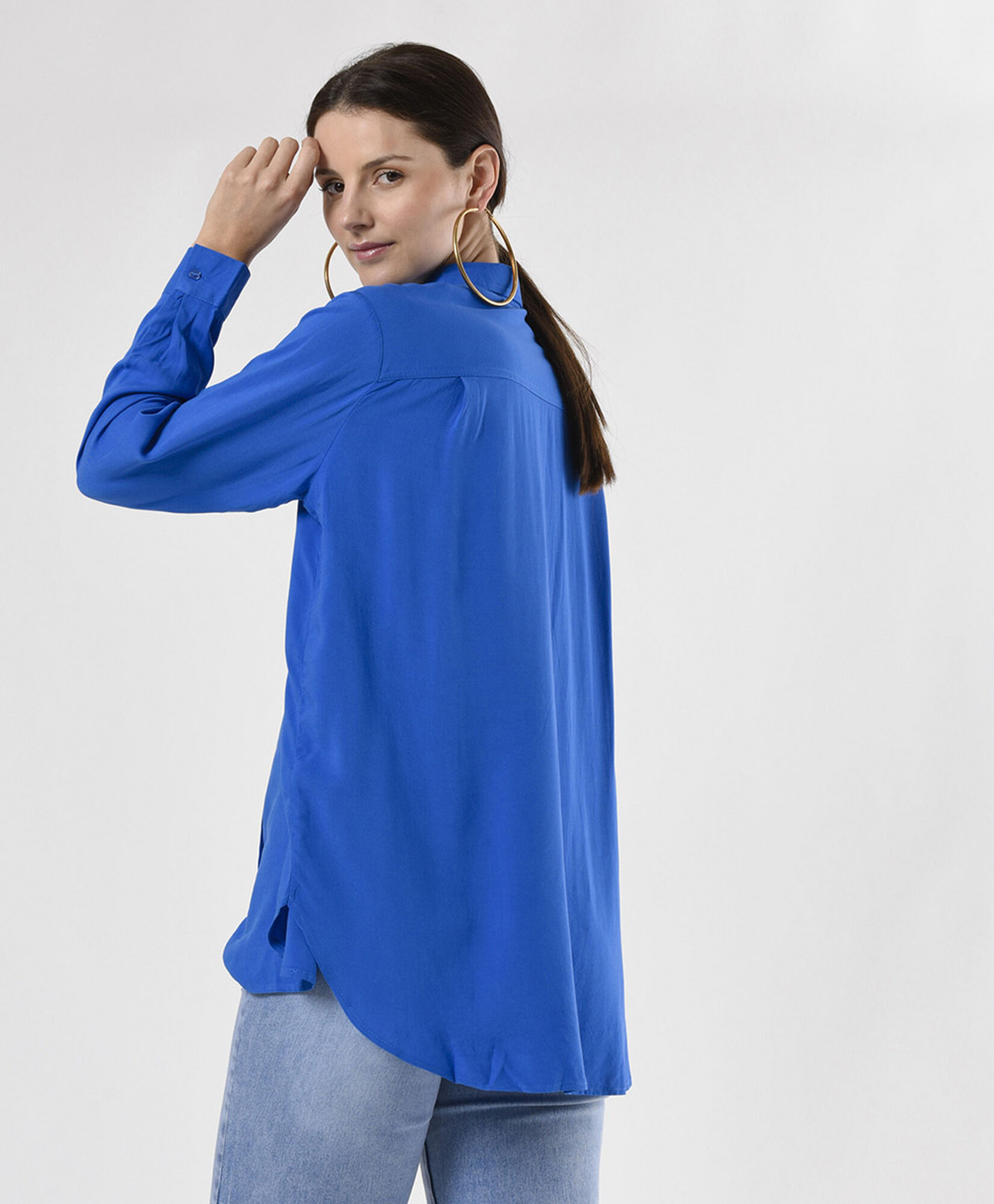 Blusa mujer bolsillo extra larga Blusa mujer bolsillo extra larga