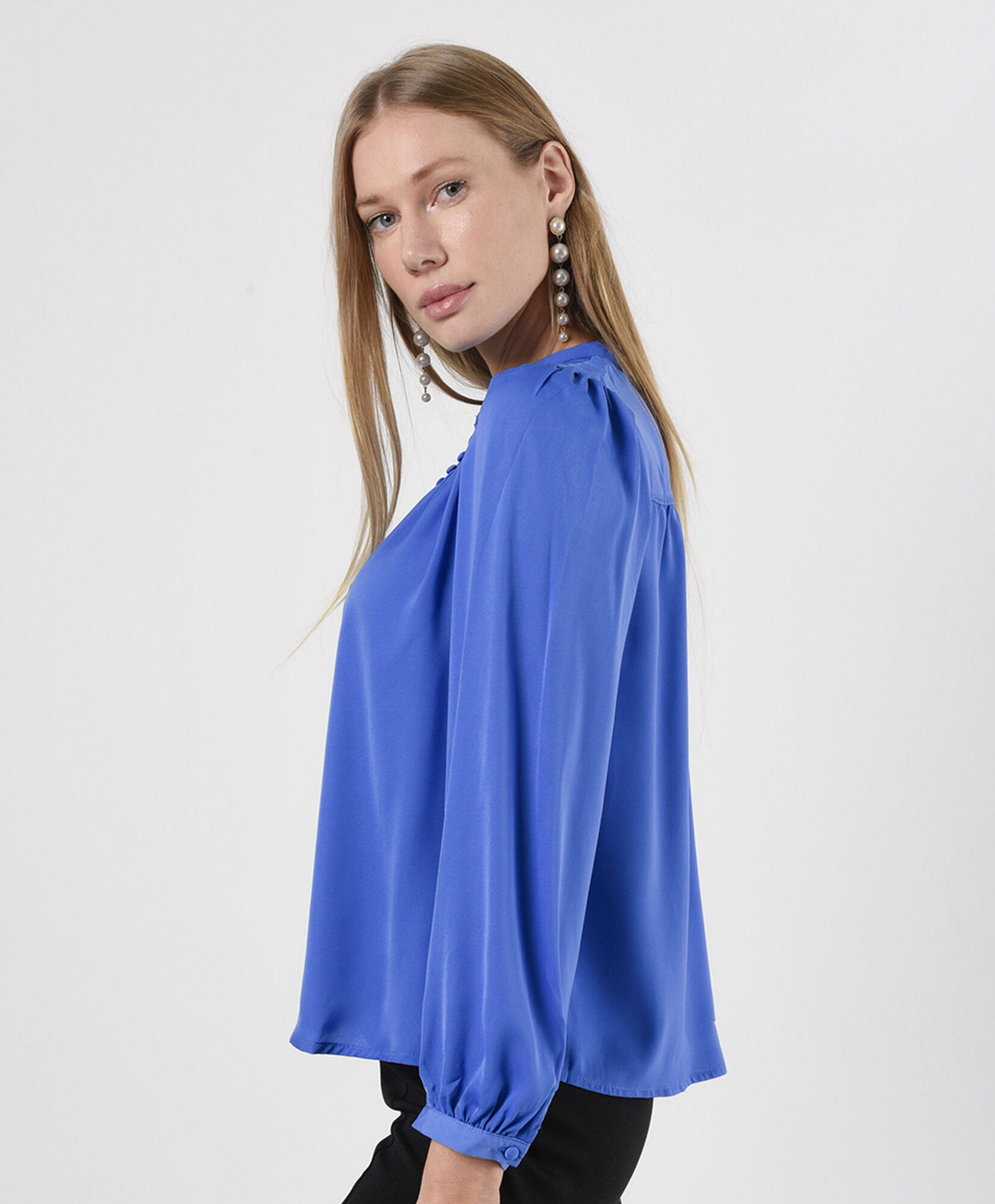 Blusa mujer botones y pinzas Blusa mujer botones y pinzas