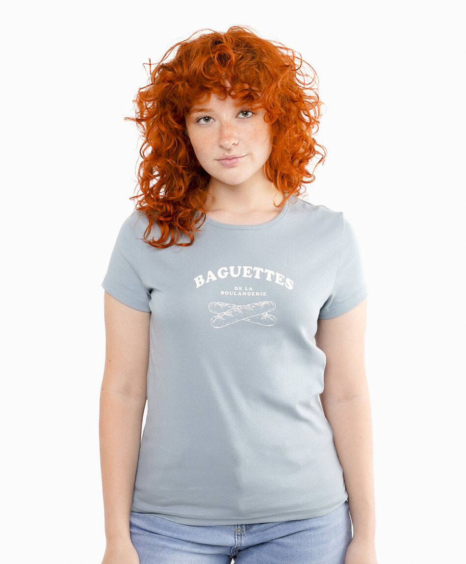 Polera mujer pan baguettes