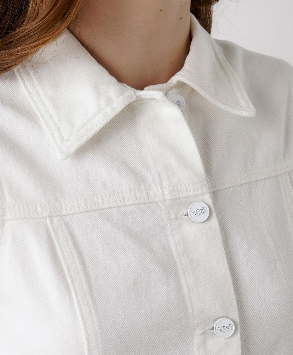 Chaqueta mujer sin mangas broderie
