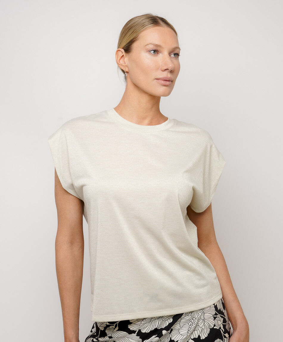 Polera mujer dorada