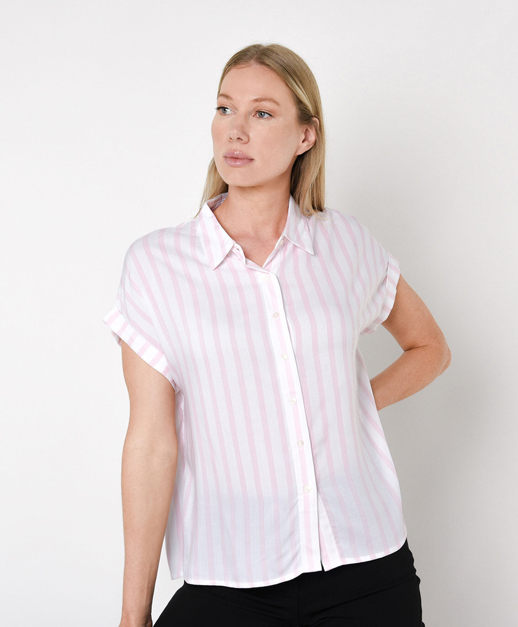 Blusa mujer rayas rosa Blusa mujer rayas rosa