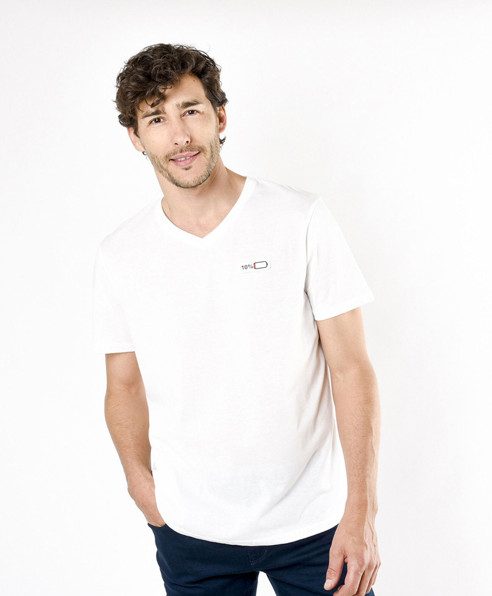 Polera hombre colores batería Polera hombre colores batería