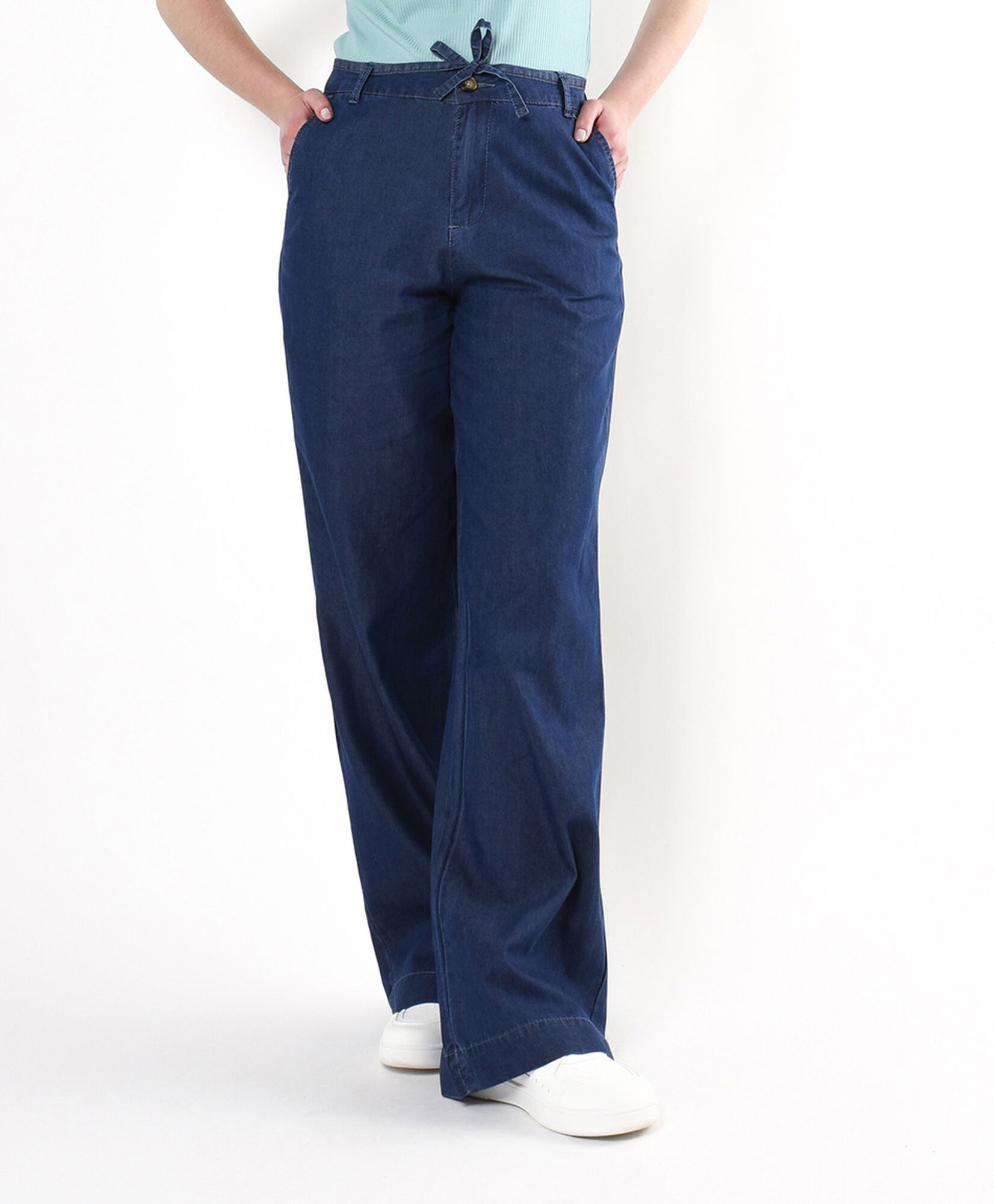 Pantalón mujer denim wide Pantalón mujer denim wide