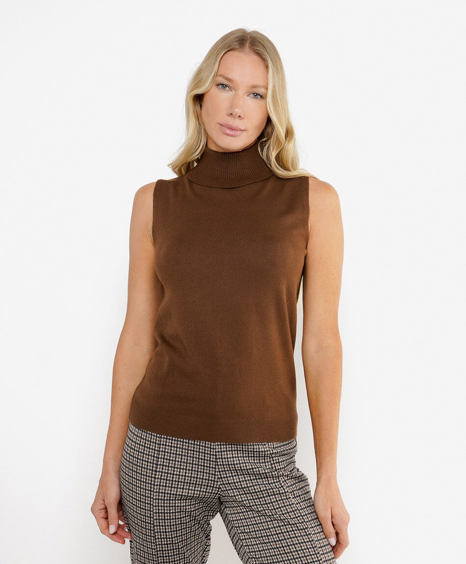 Sweater mujer sin mangas