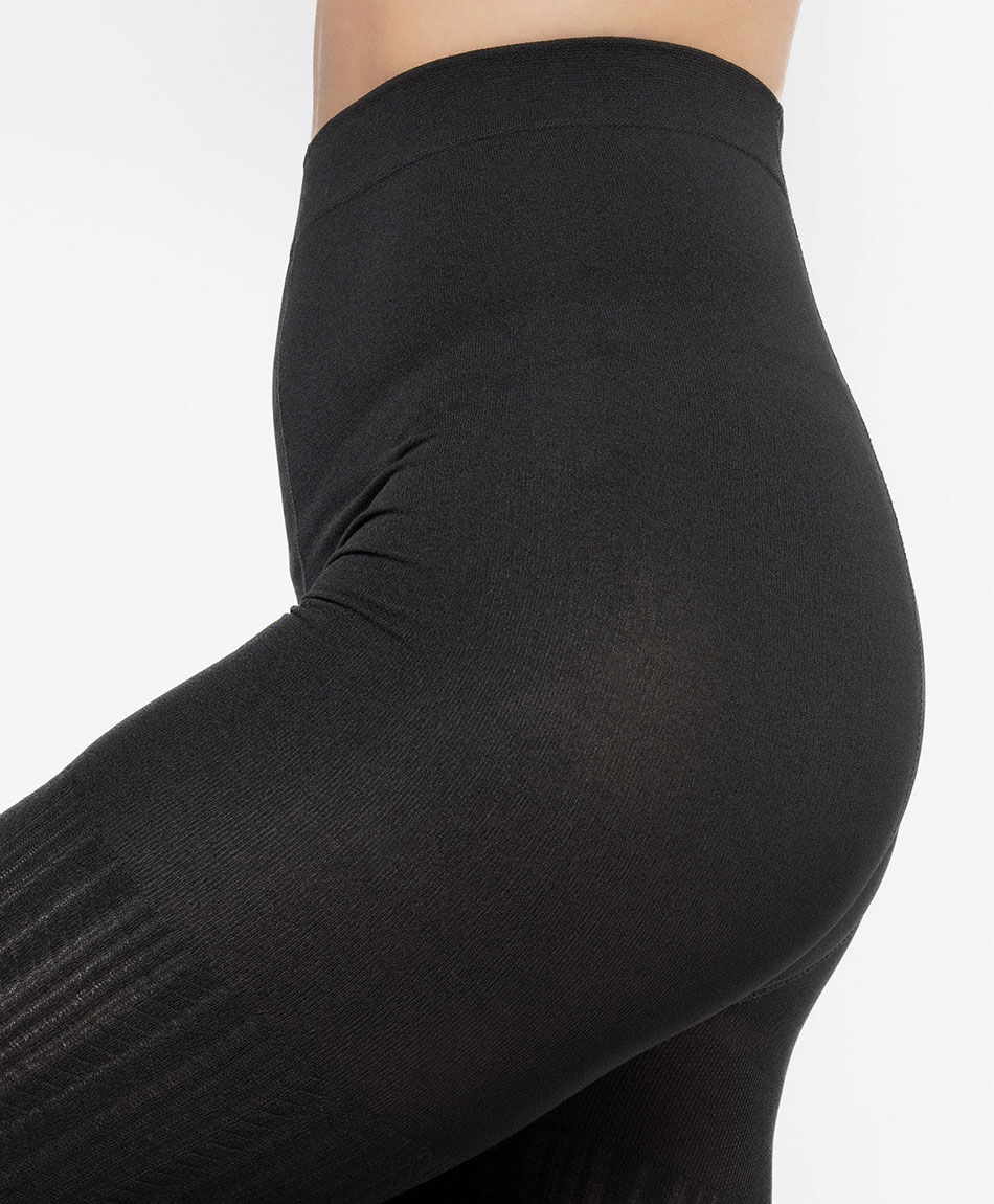 Panty mujer jacquard espigas anchas