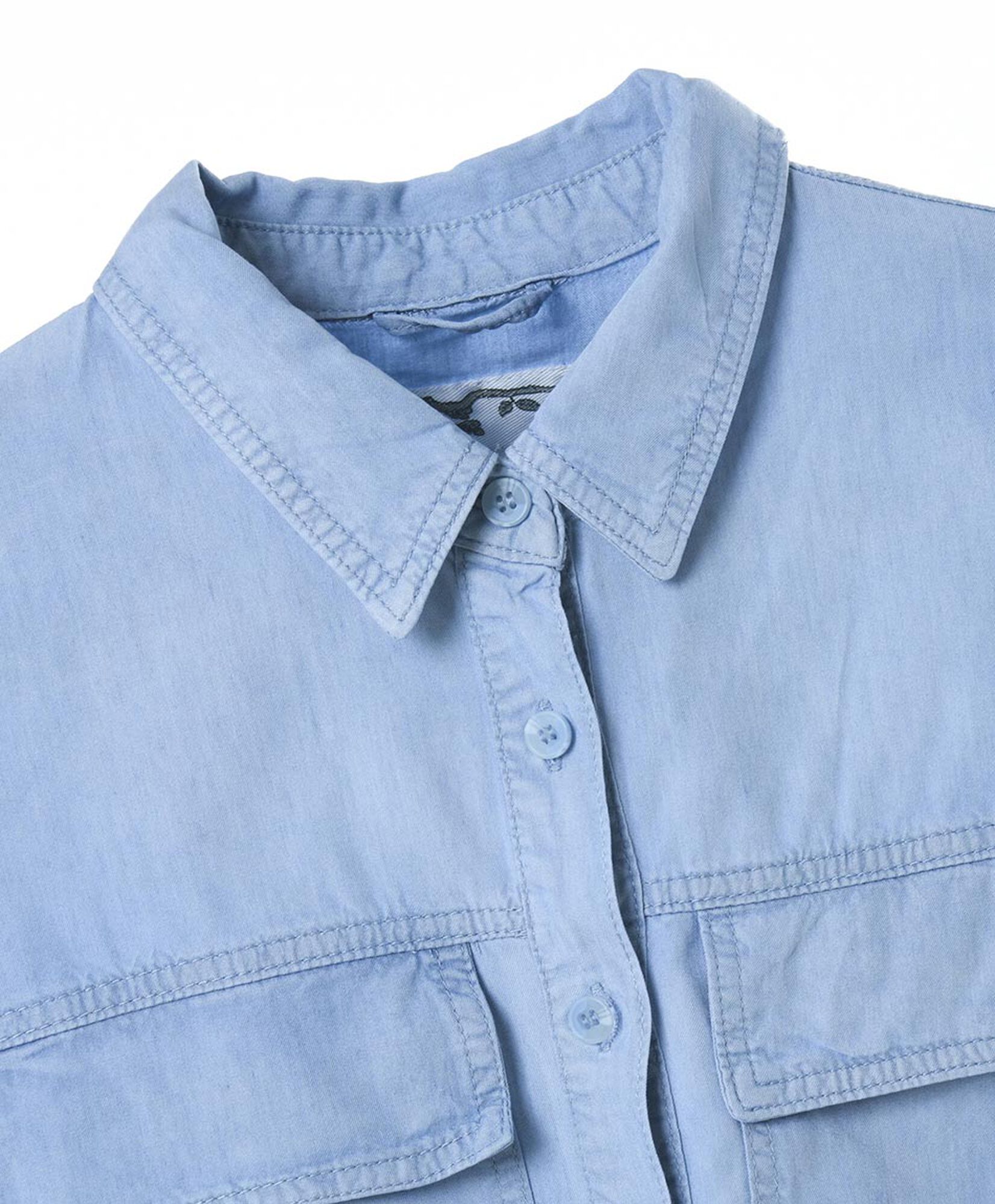 Blusa mujer denim crop Blusa mujer denim crop