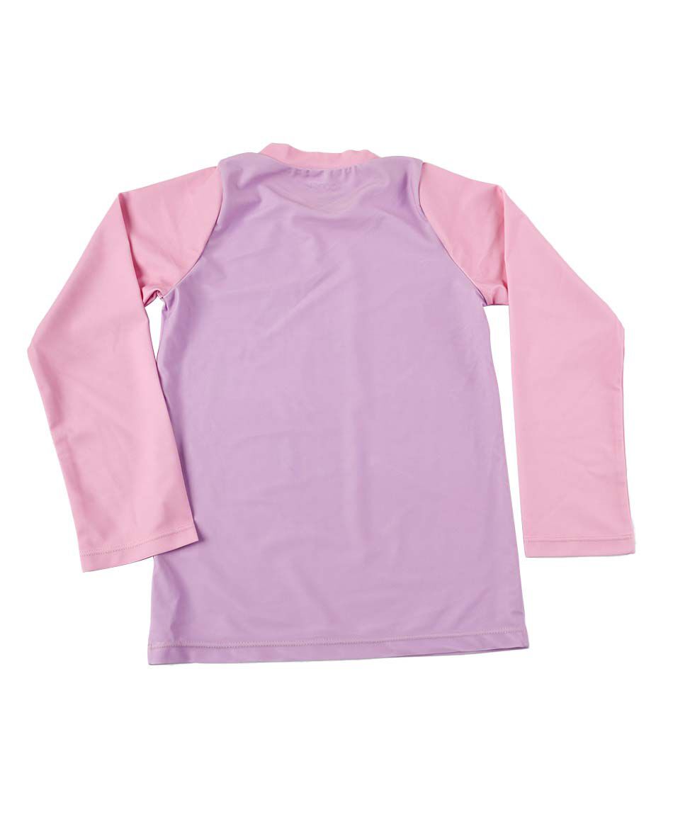 Polera de ba&ntilde;o manga larga cuello redondo