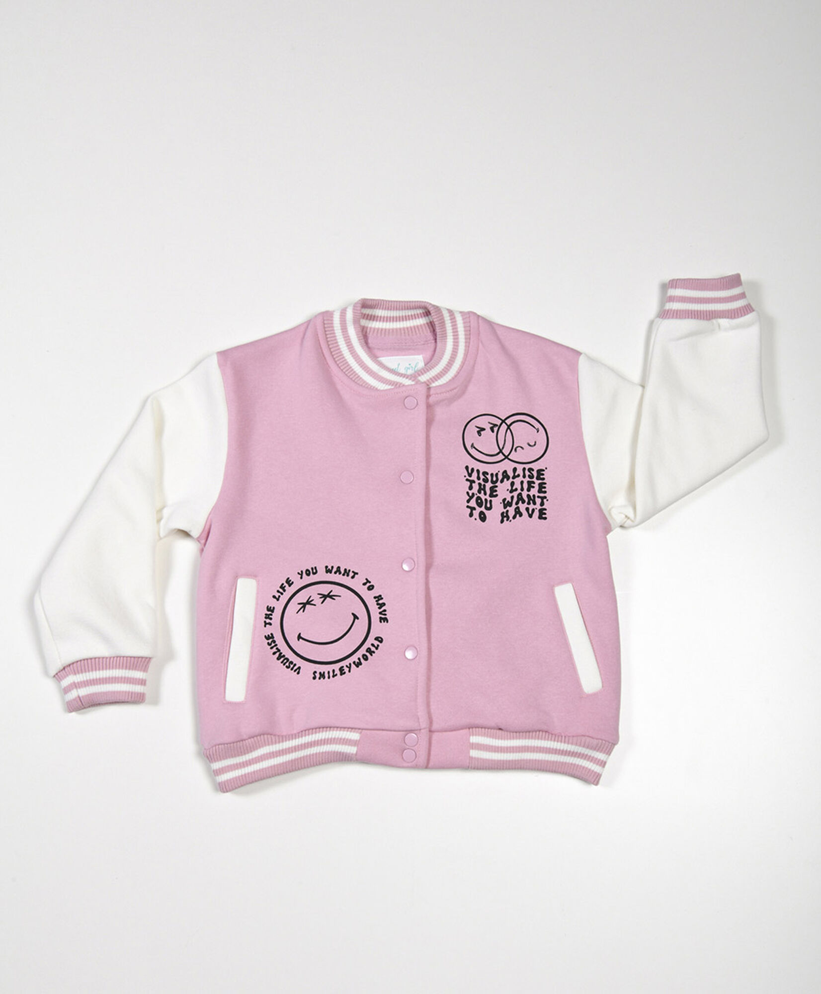 Chaqueta niña bomber caritas Chaqueta niña bomber caritas