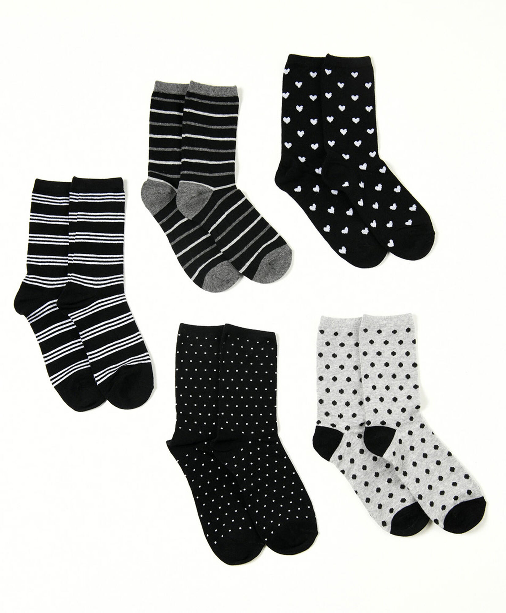 Pack 5 calcetines mujer diseñoss largos Pack 5 calcetines mujer diseñoss largos