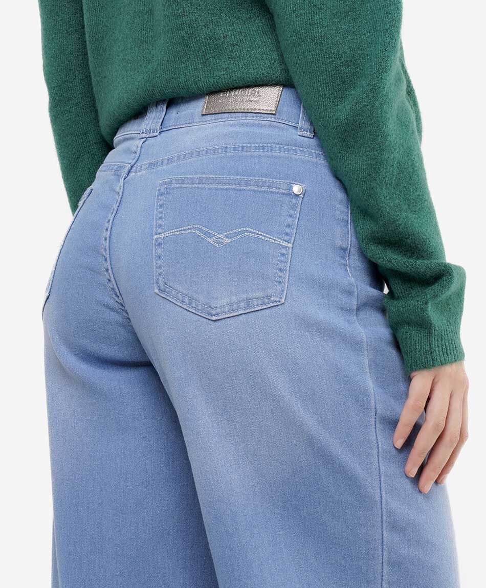 Jeans mujer costuras vesticales