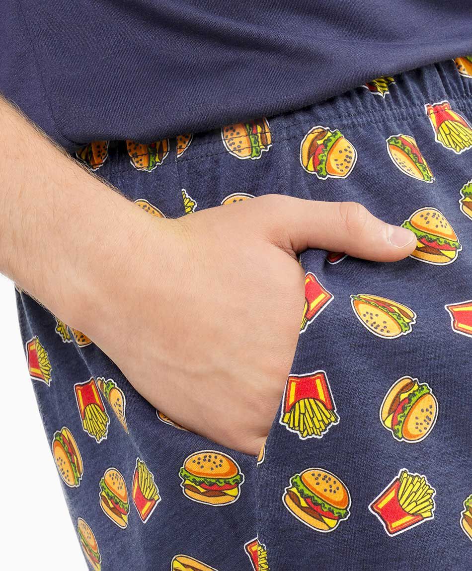 Pijama hombre hamburguesa
