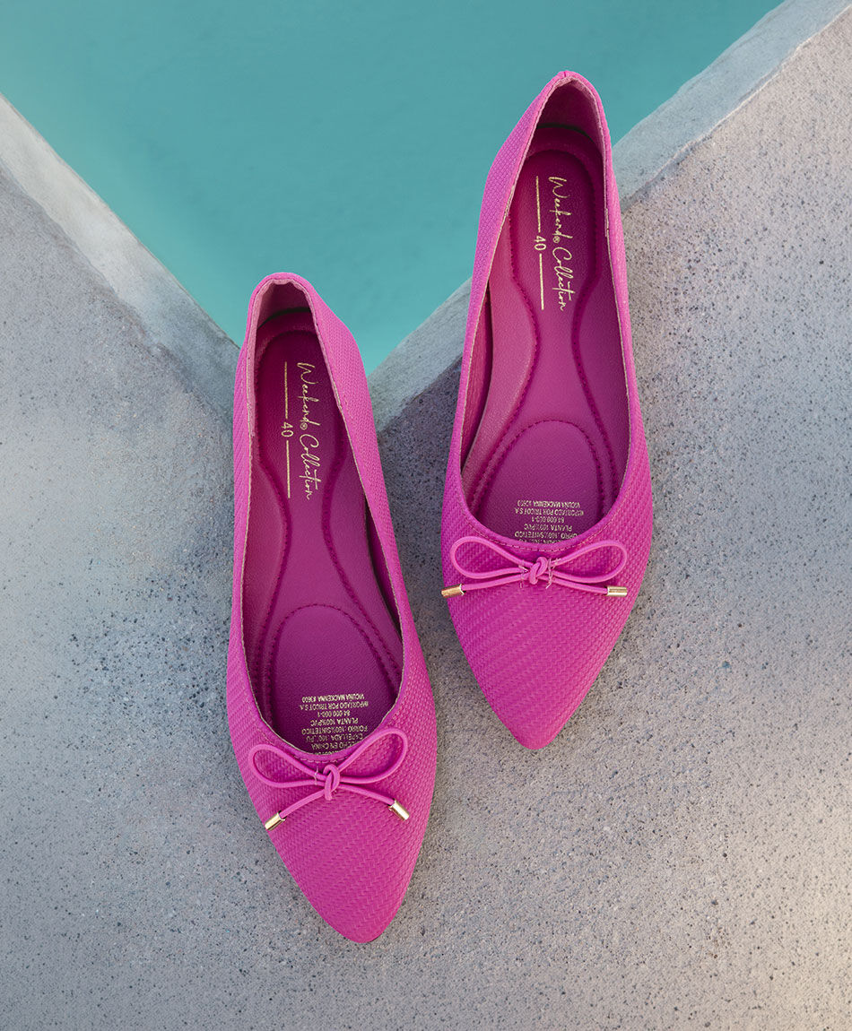Ballerina mujer fucsia