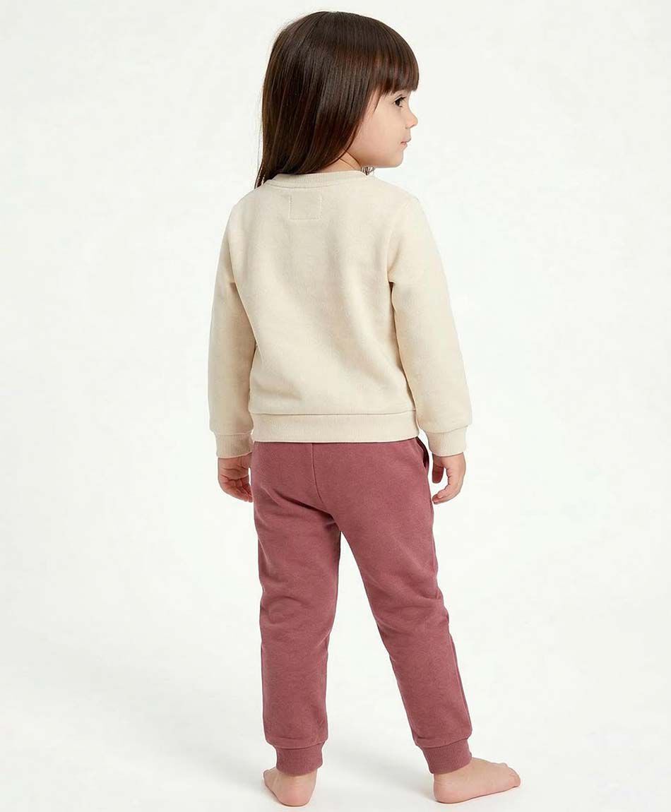 Set buzo beb&eacute; frase