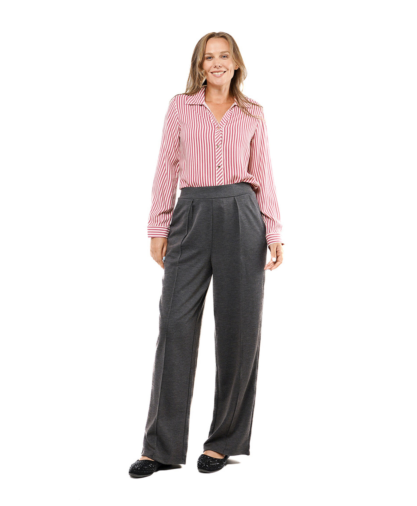 Pantalón mujer punto melange Pantalón mujer punto melange