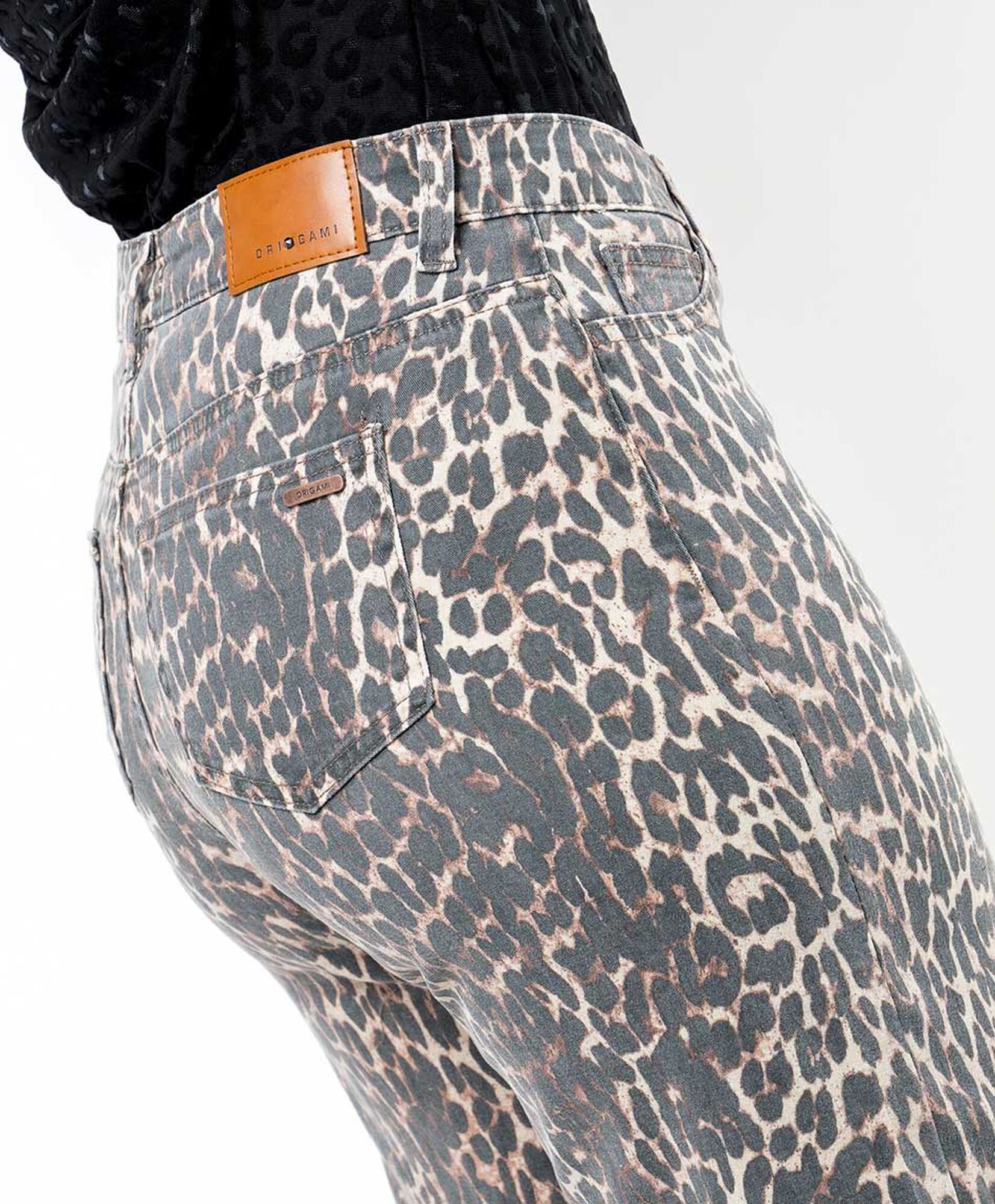 Jeans mujer animal print leopardo wide Jeans mujer animal print leopardo wide