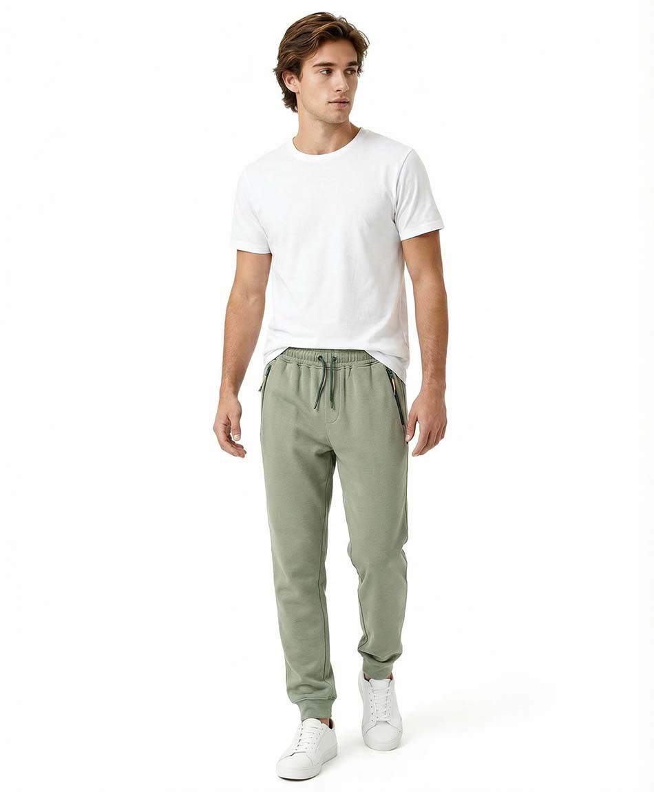 Pantal&oacute;n deportivo hombre verde