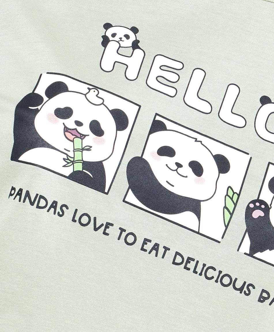 Polera mujer pandas