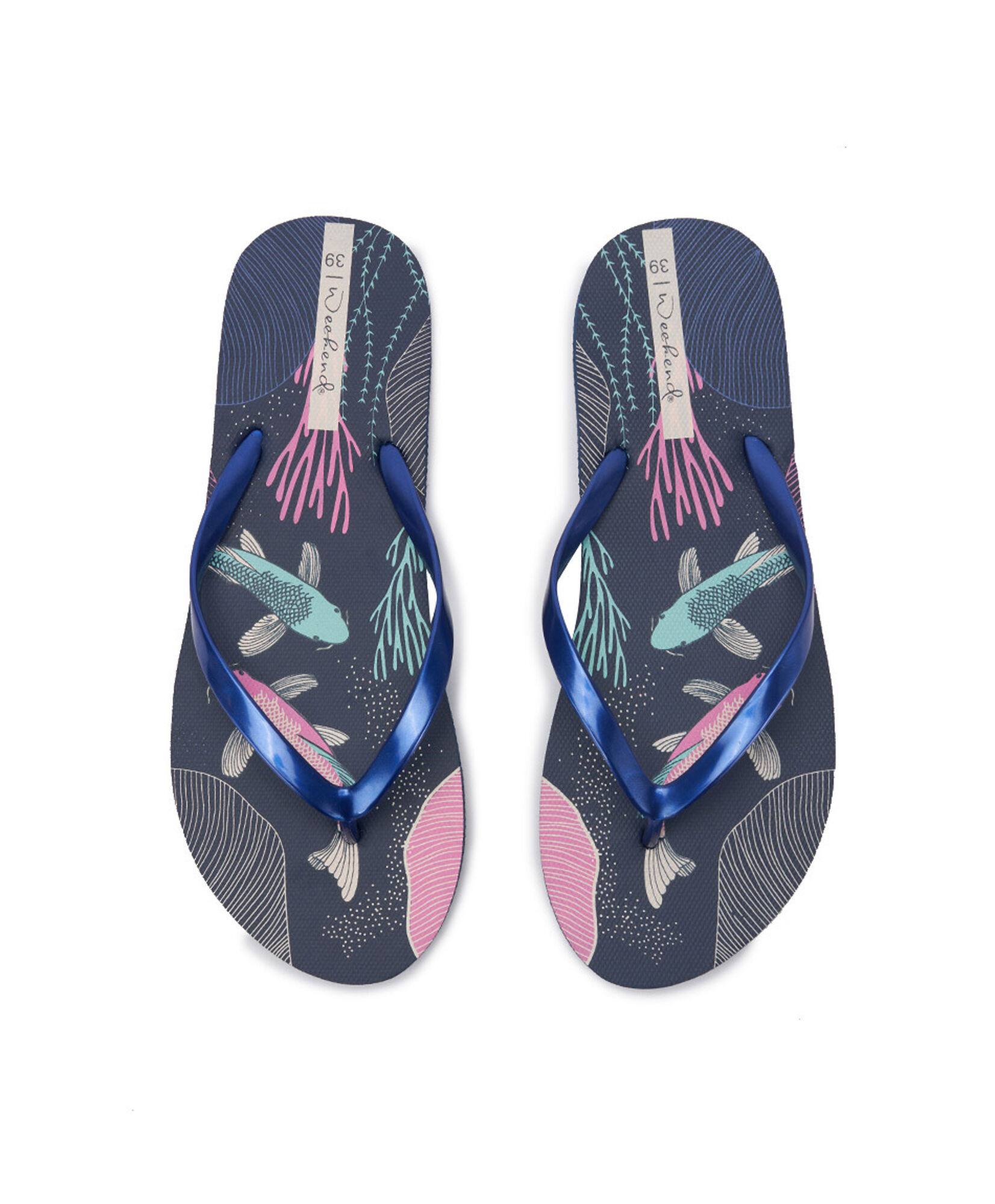 Hawaiana mujer print peces Hawaiana mujer print peces