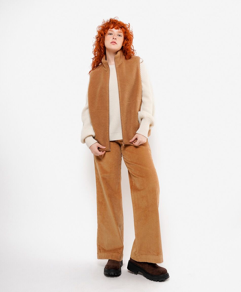 Pantal&oacute;n mujer bolsillos corderoy