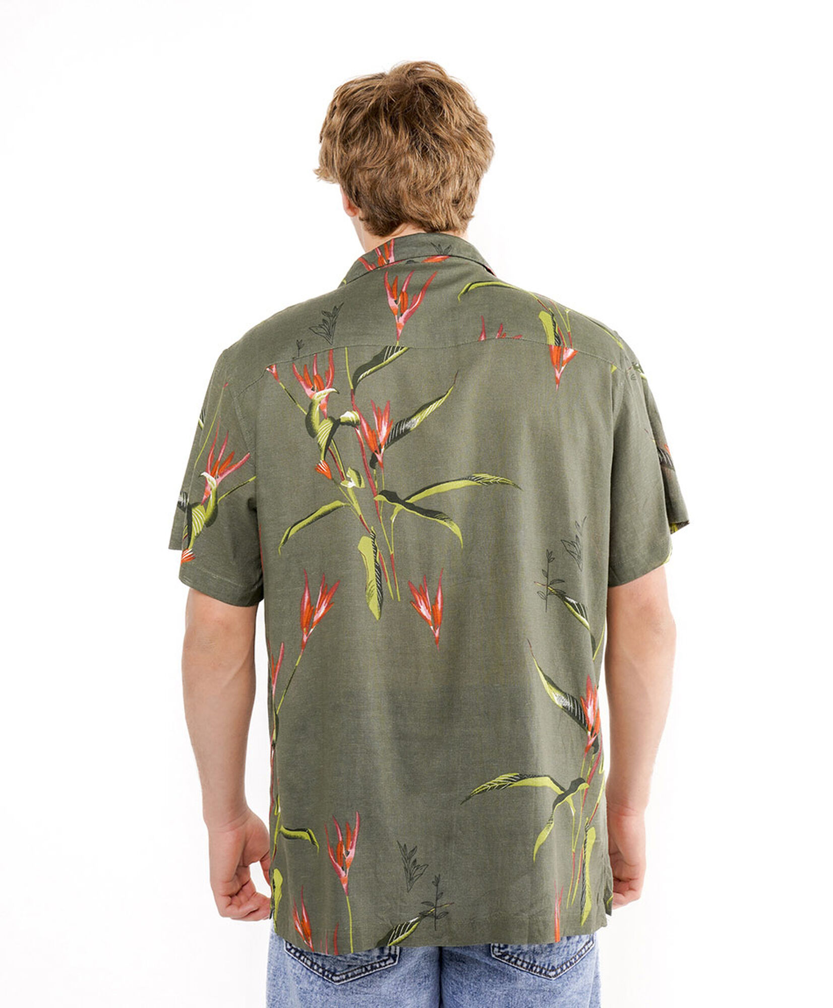 Camisa hombre print flor Camisa hombre print flor