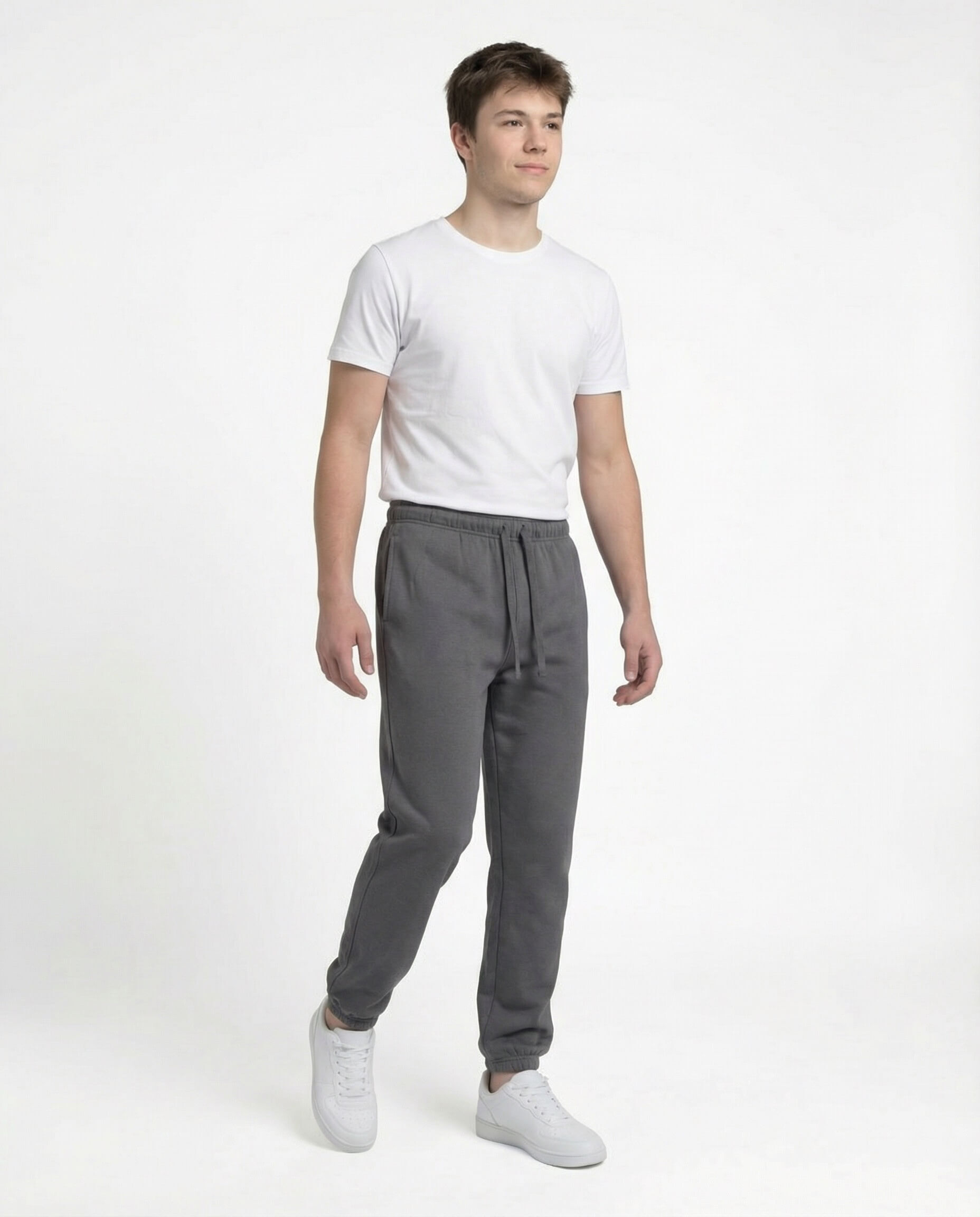 Pantal&oacute;n escolar jogger gris