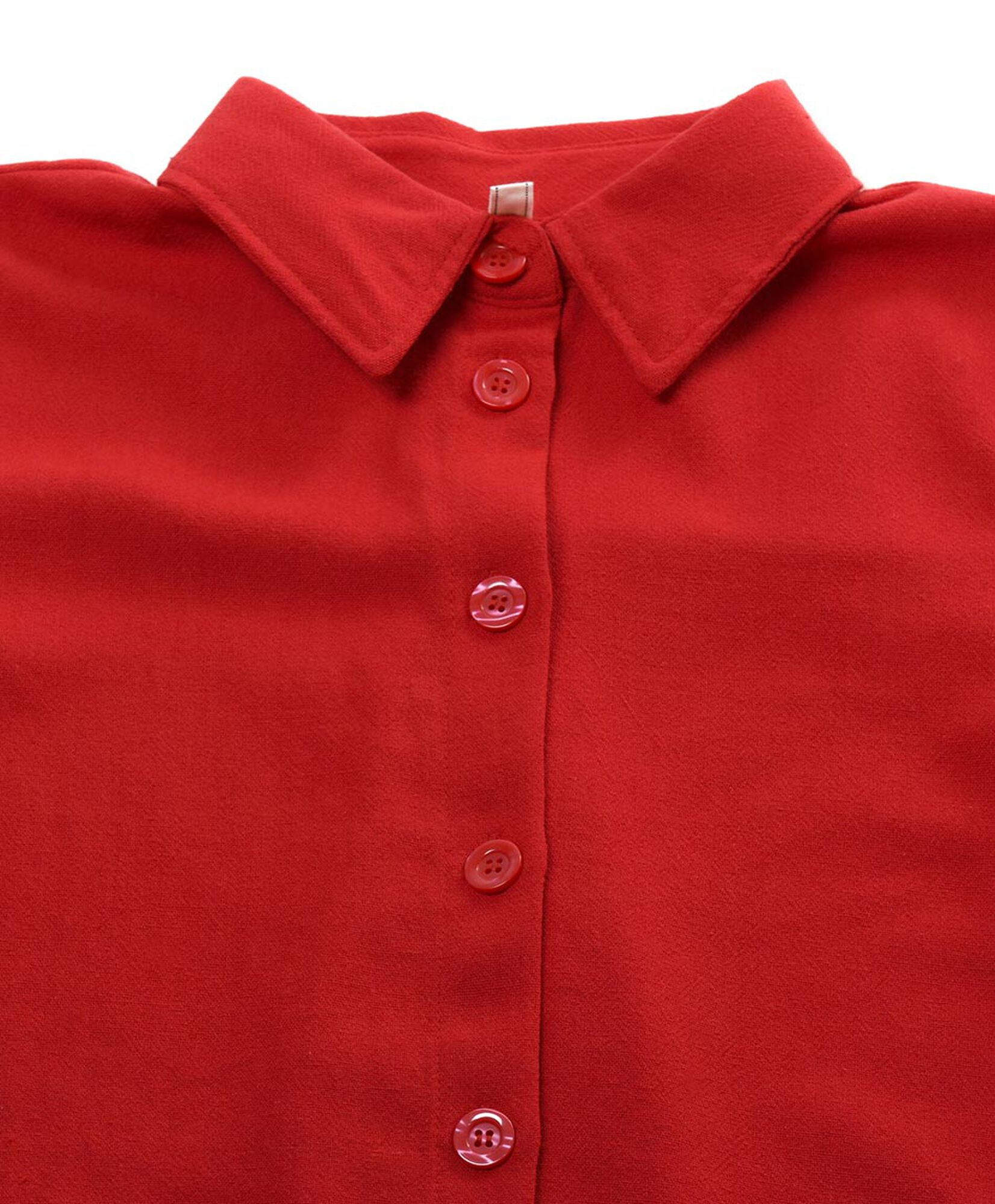 Blusa mujer roja botones Blusa mujer roja botones