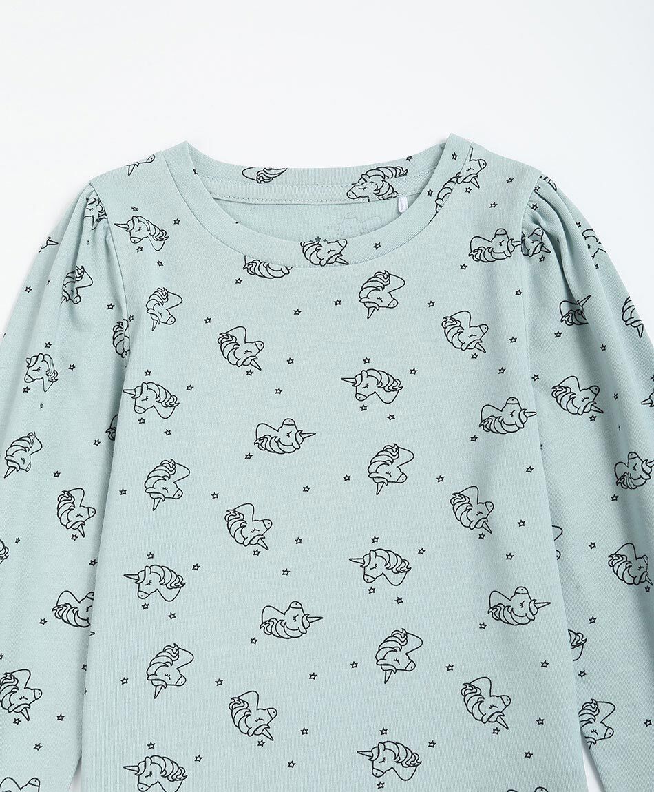 Polera beb&eacute; look unicorinio