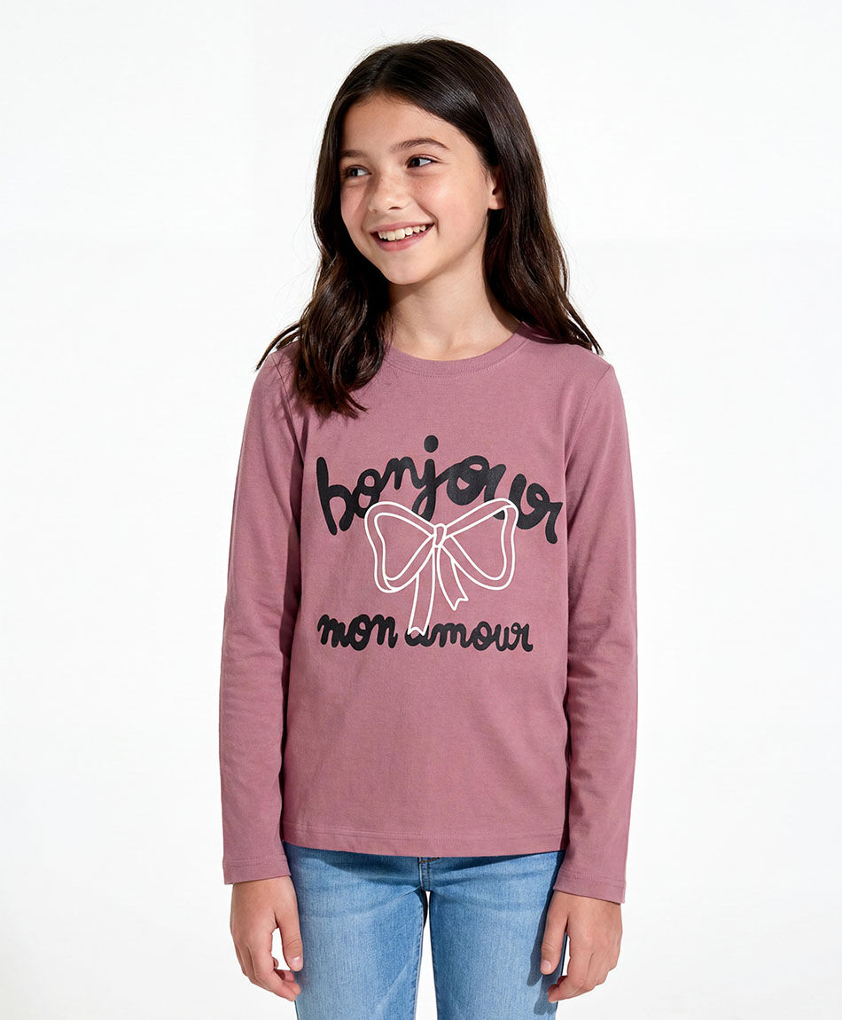 Polera ni&ntilde;a bonjour