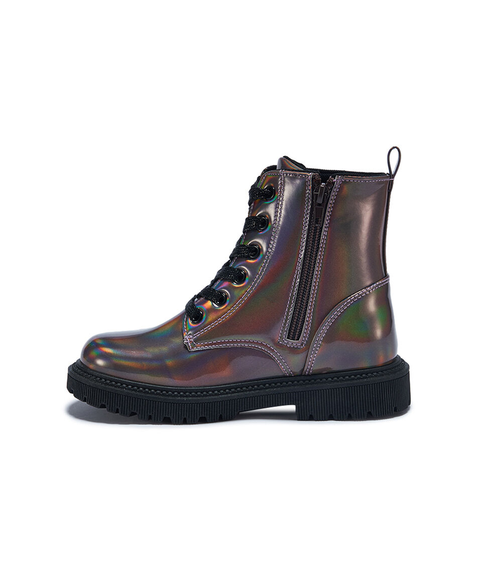 Bot&iacute;n ni&ntilde;a tornasol grey