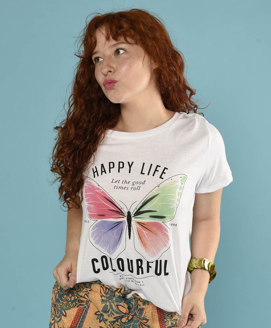 Polera estampada