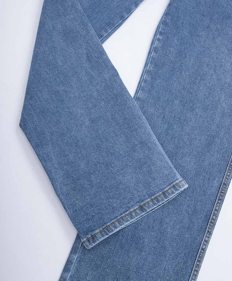 Jeans hombre azul straight