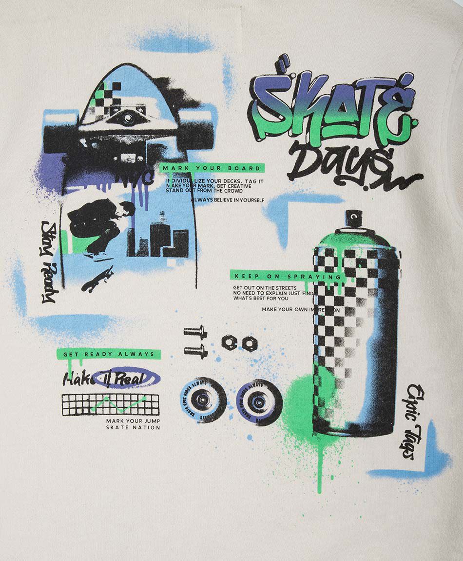 Poler&oacute;n ni&ntilde;o graffiti skate