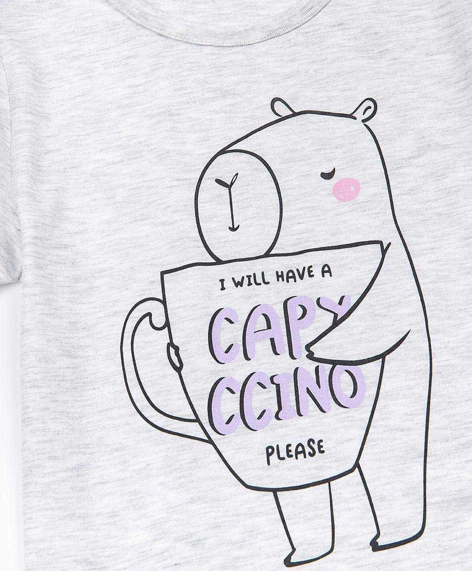 Pijama niña capibara corazones Pijama niña capibara corazones