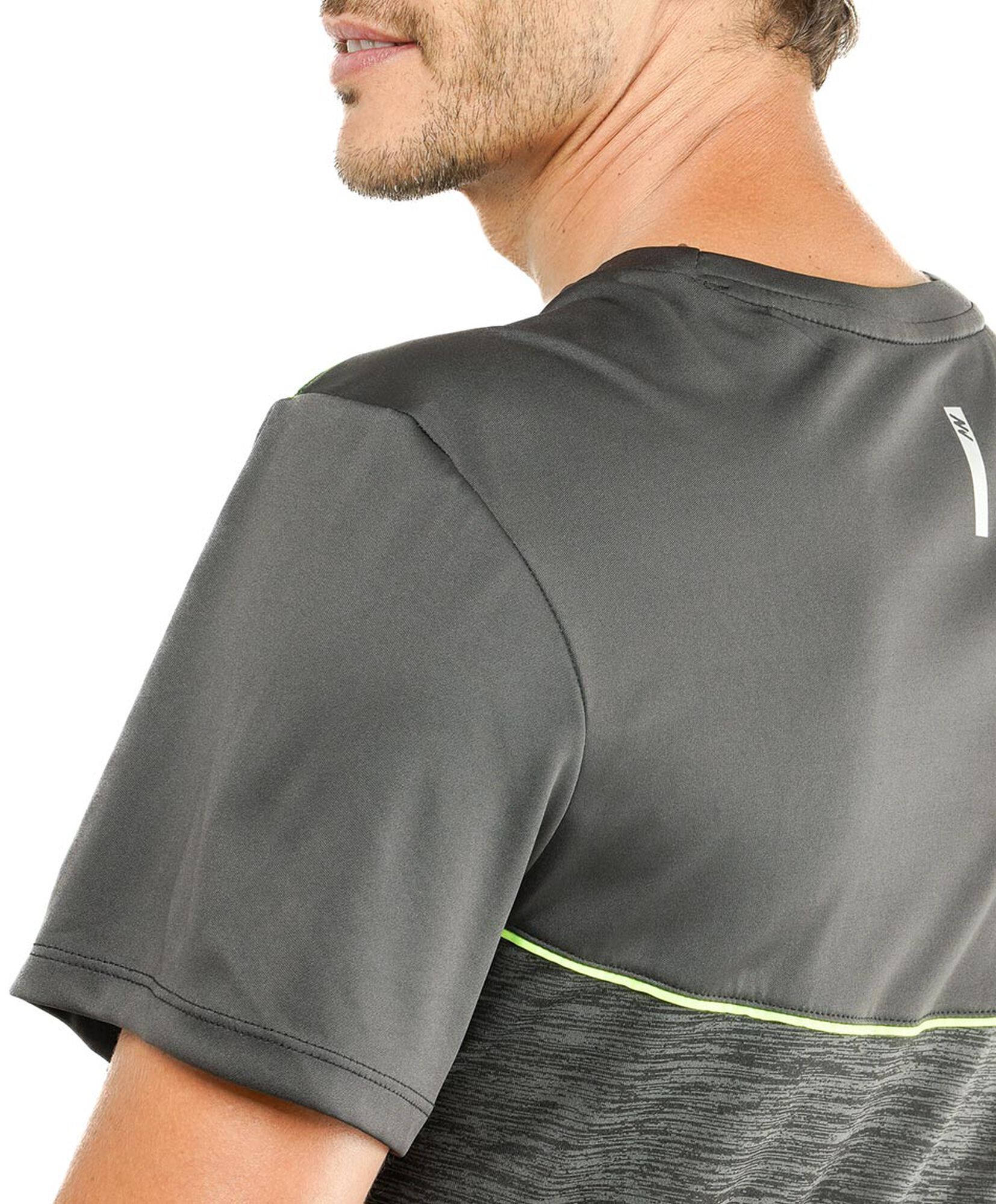 Polera deportiva hombre jaspeada Polera deportiva hombre jaspeada