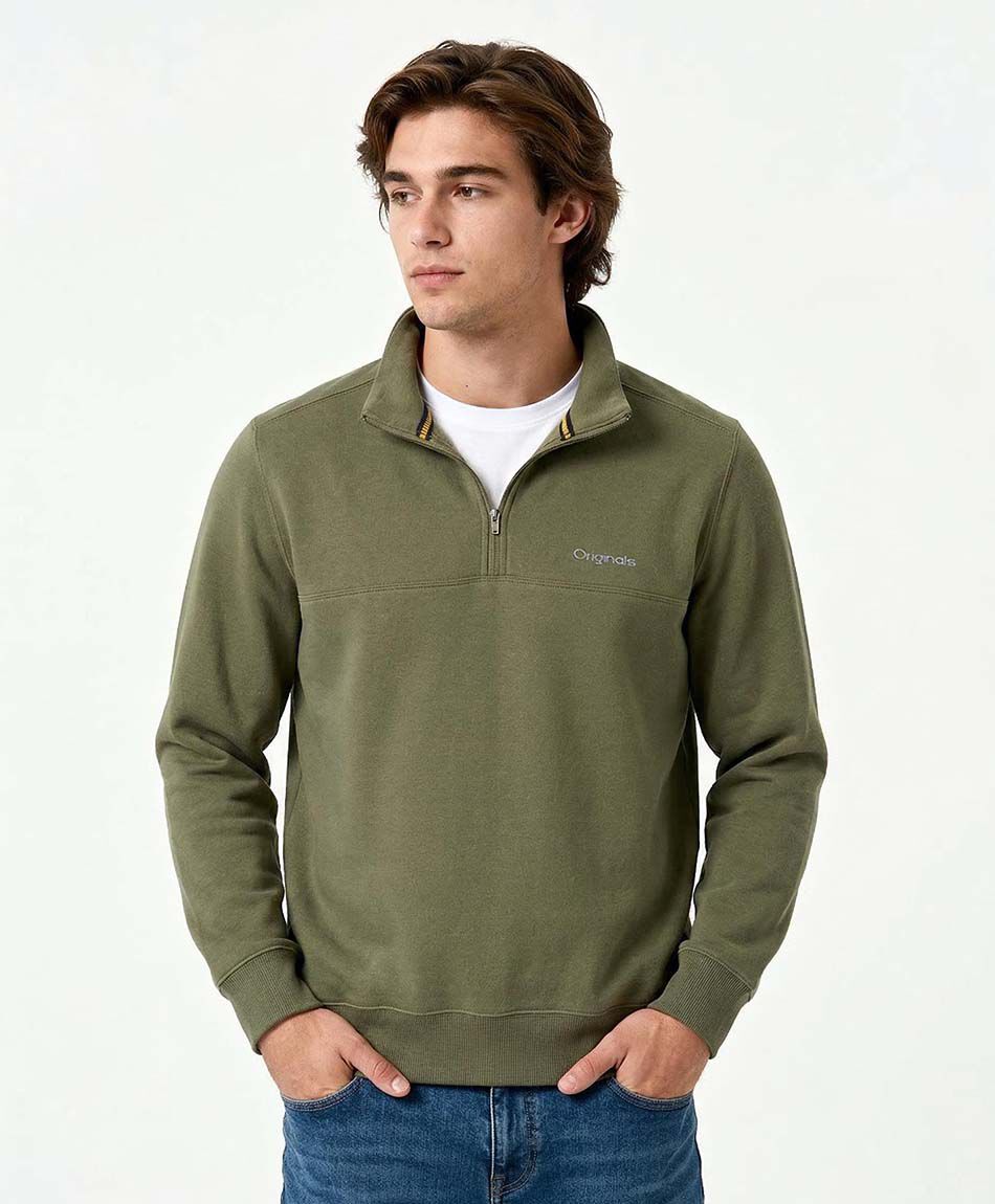 Poler&oacute;n hombre cierre  medio originals