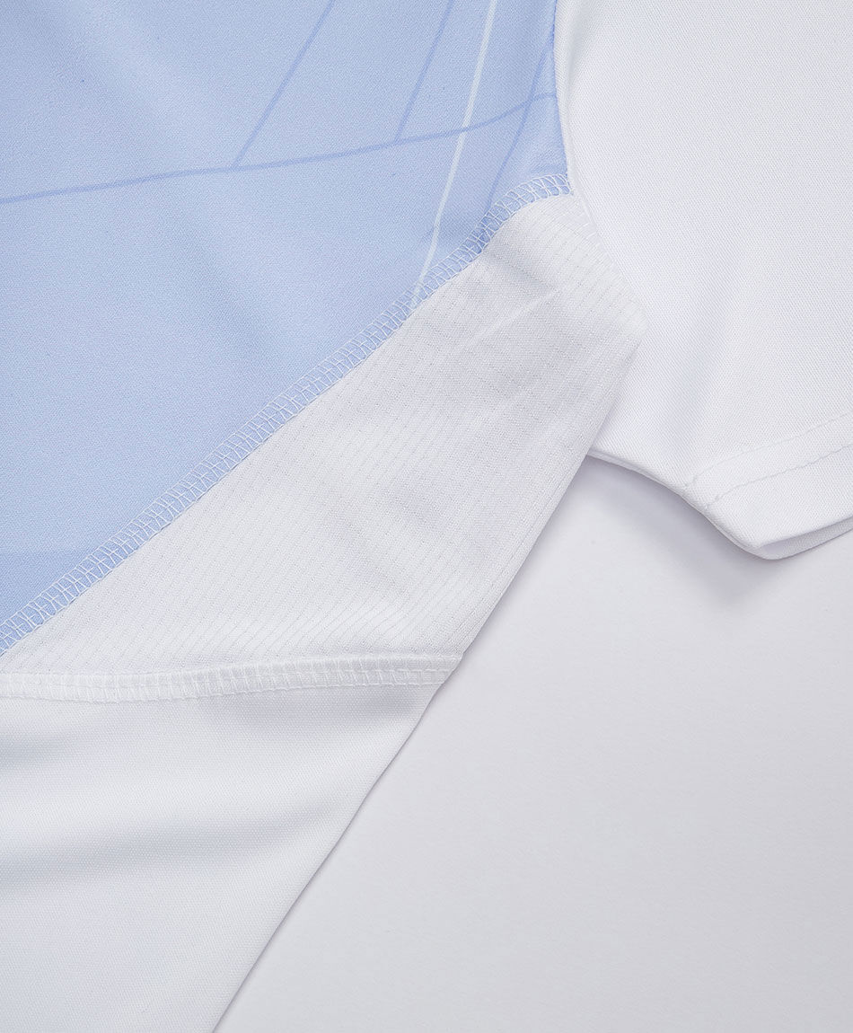 Polera deportiva hombre geometrica