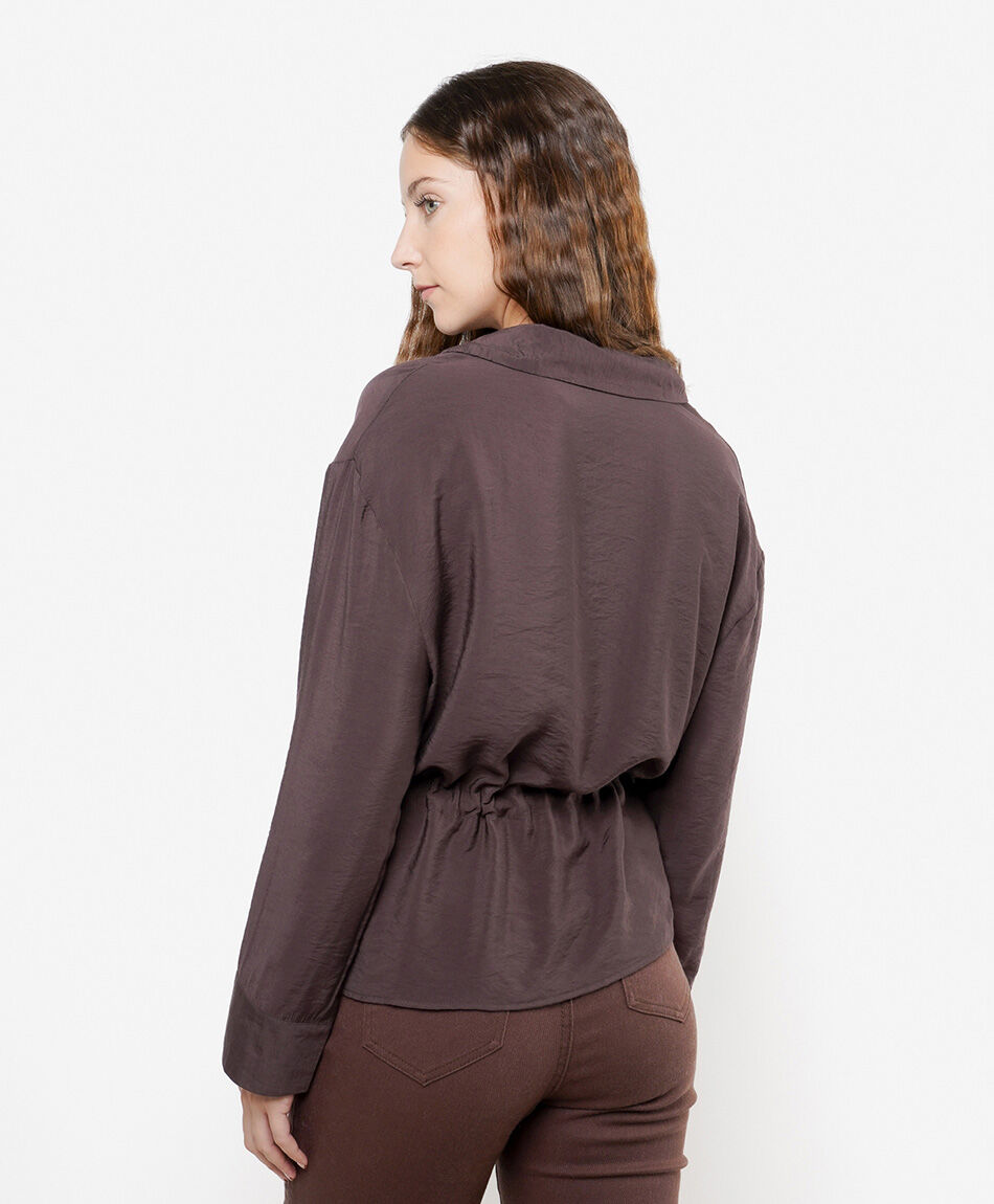 Blusa mujer tiras cintura
