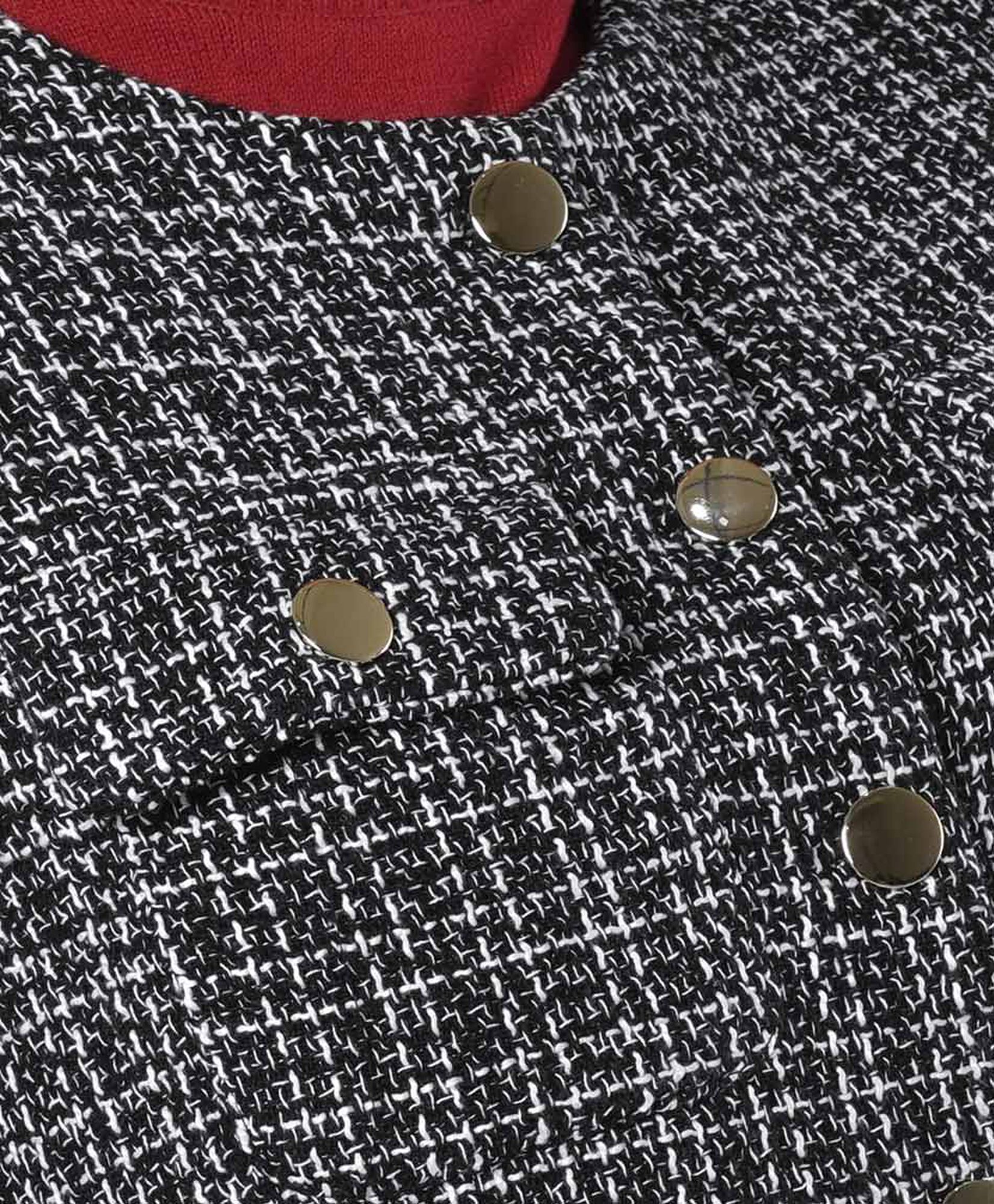 Chaqueta mujer tweed botones Chaqueta mujer tweed botones