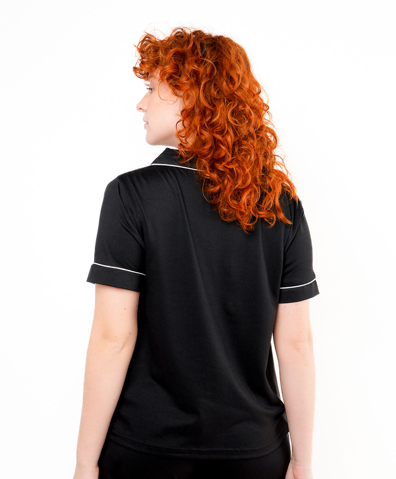 Pijama mujer camisero piping Pijama mujer camisero piping