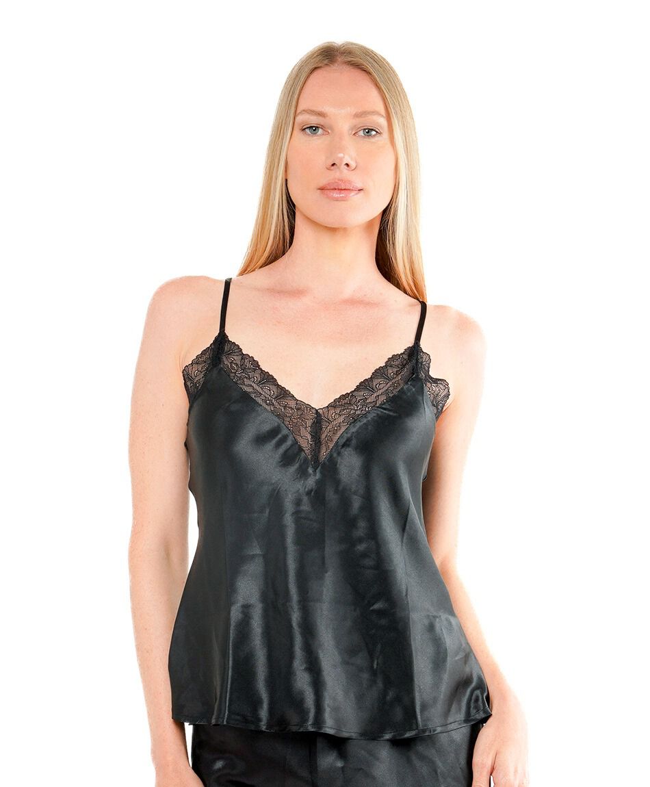 Baby doll mujer encajes negro