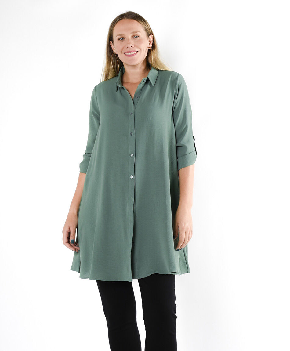 Blusón mujer verde