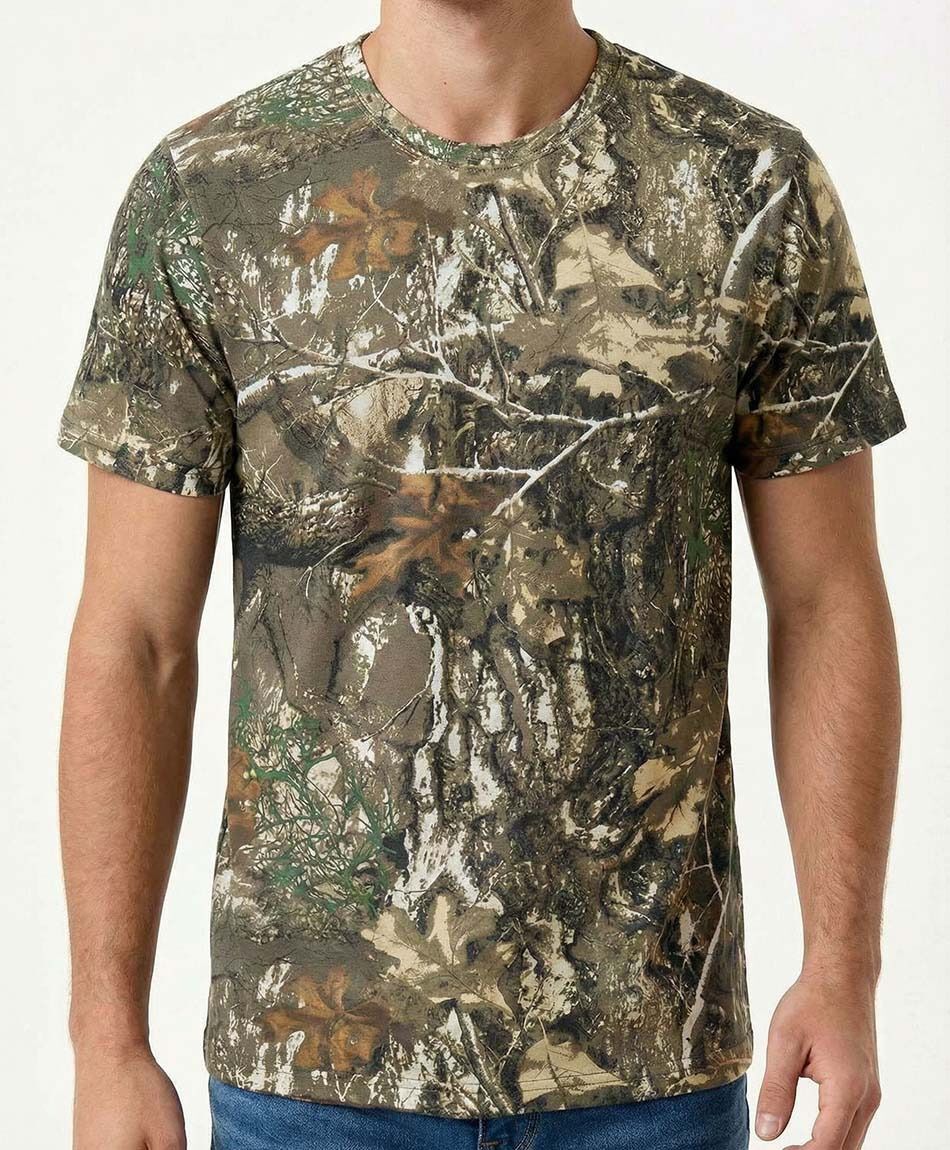 Polera hombre bosque profundo green