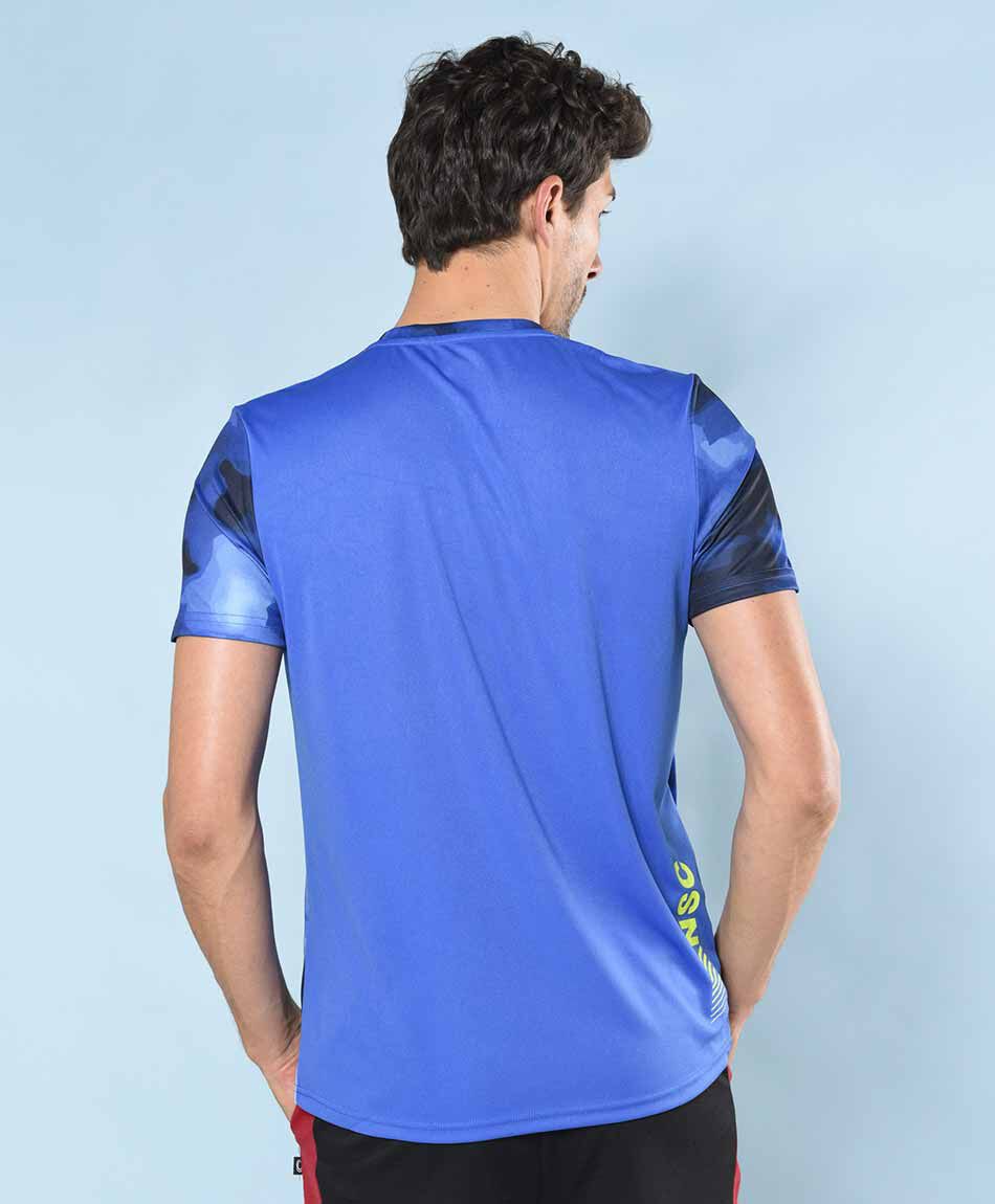 Polera deportiva manga corta cuello redondo