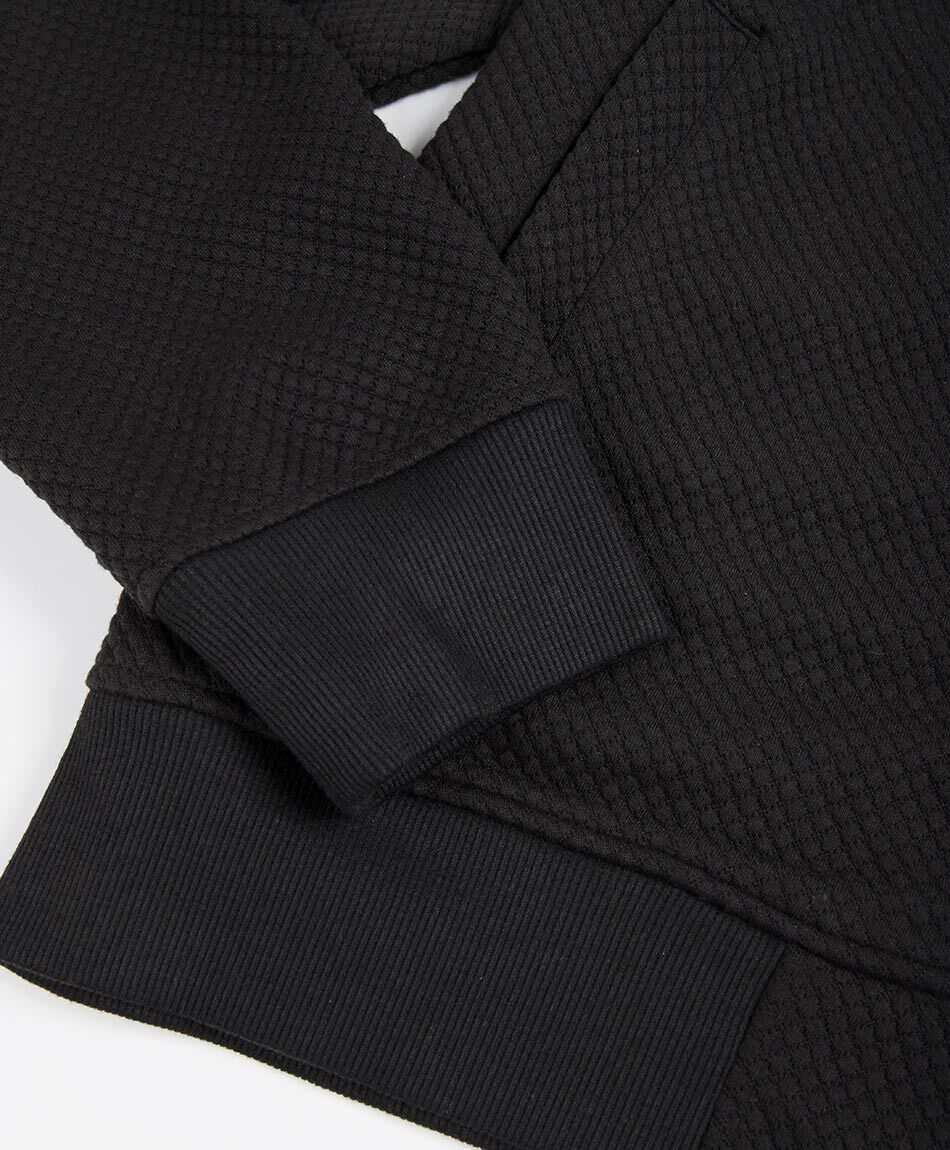 Chaqueta hombre bomber negra