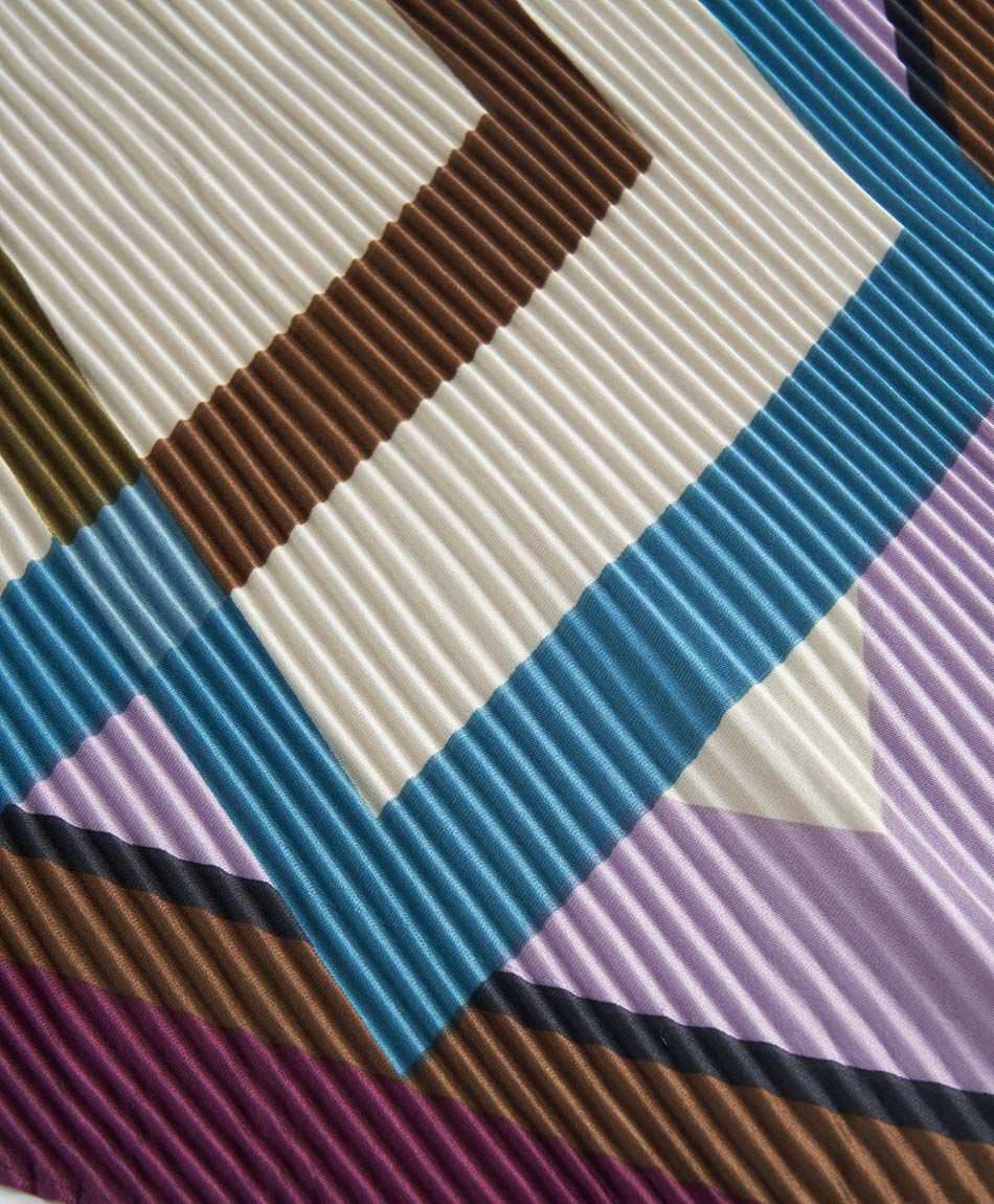 Set pa&ntilde;uelo + aros mujer rombos